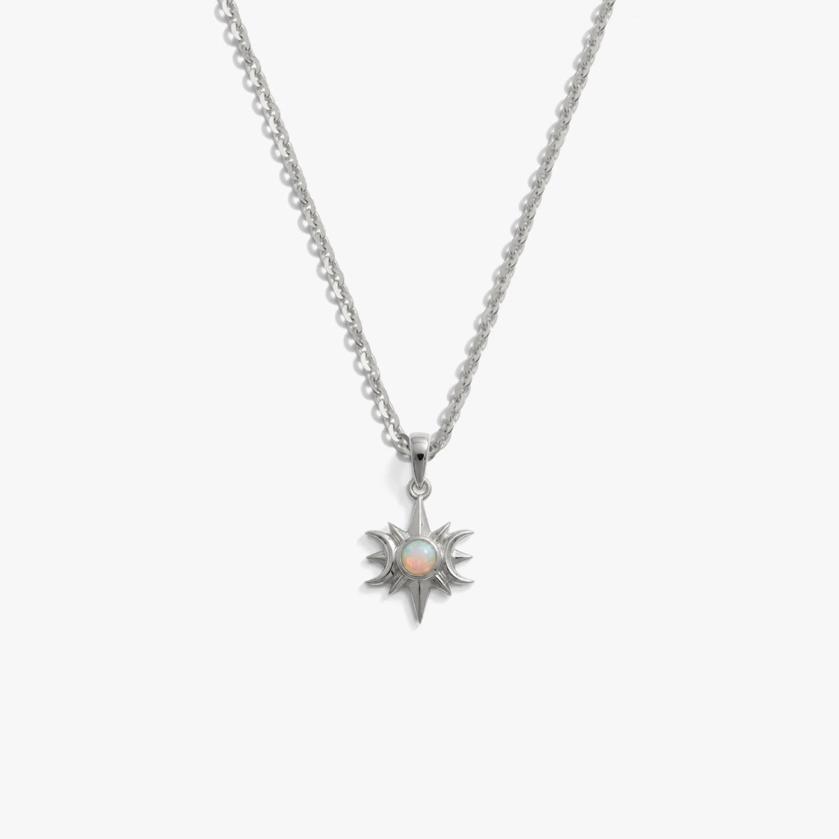 Opal Triple Moon Necklace