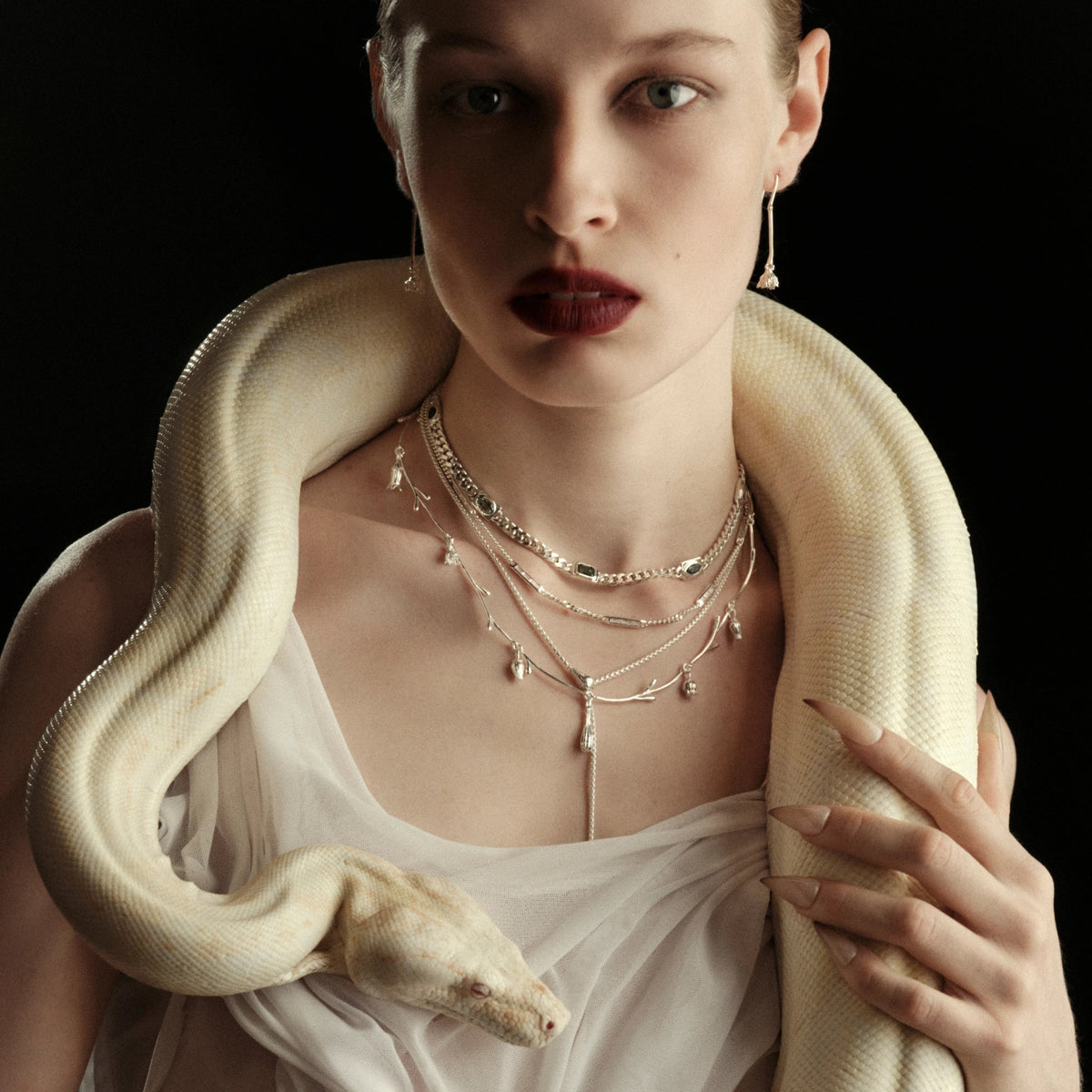 Delicate Snake Lariat