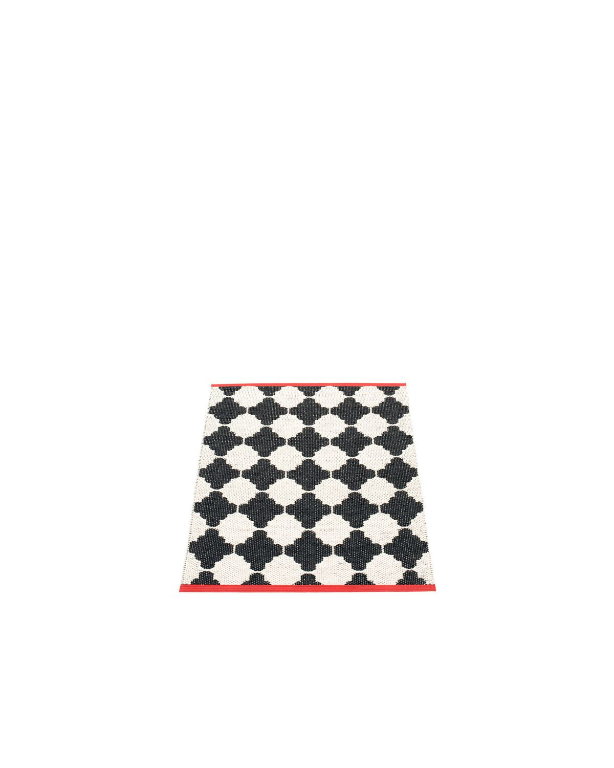 Rug Marre Black/ V, Coral Stripe 2.25 X 5 Ft