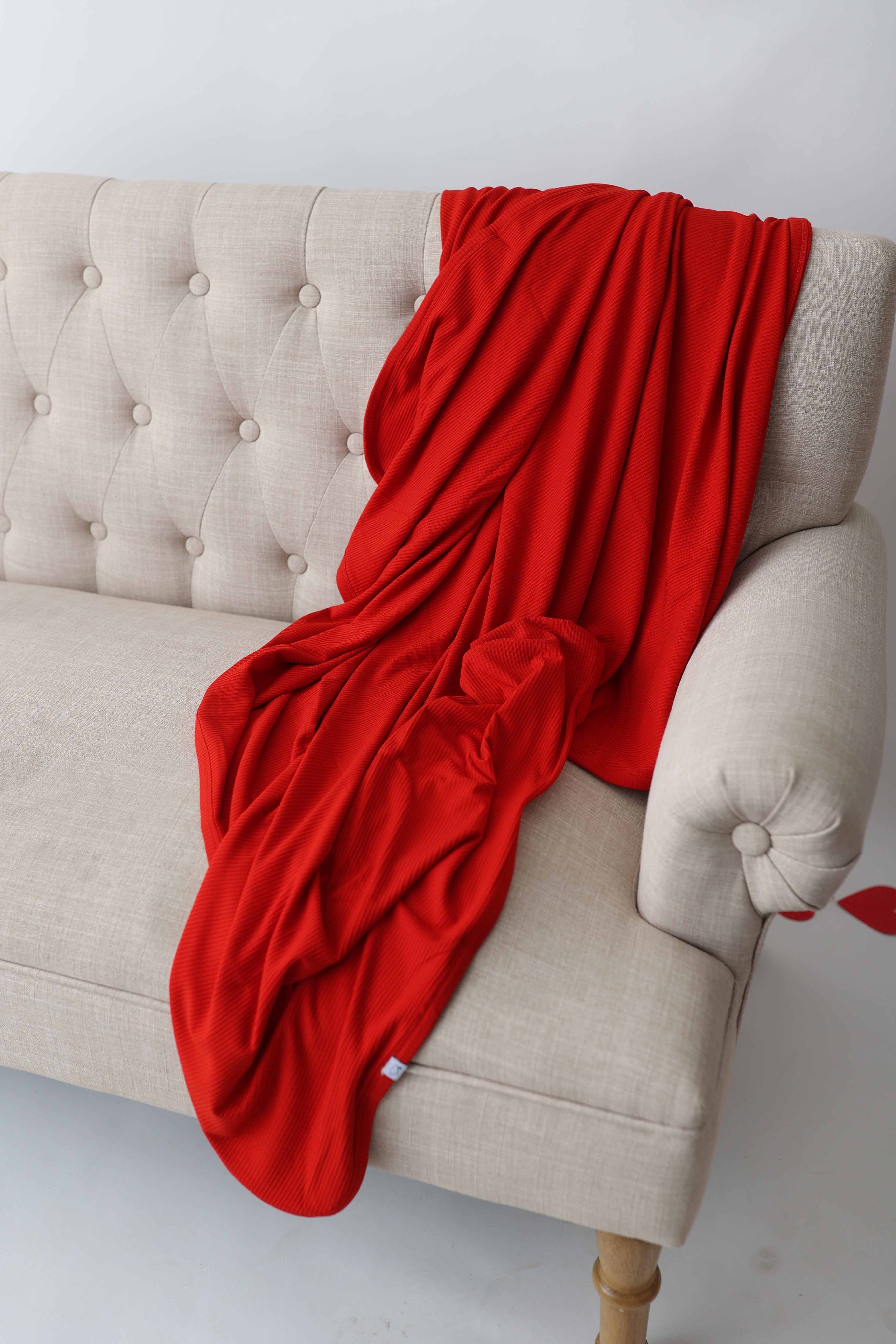 Red Rib Dream Blanket