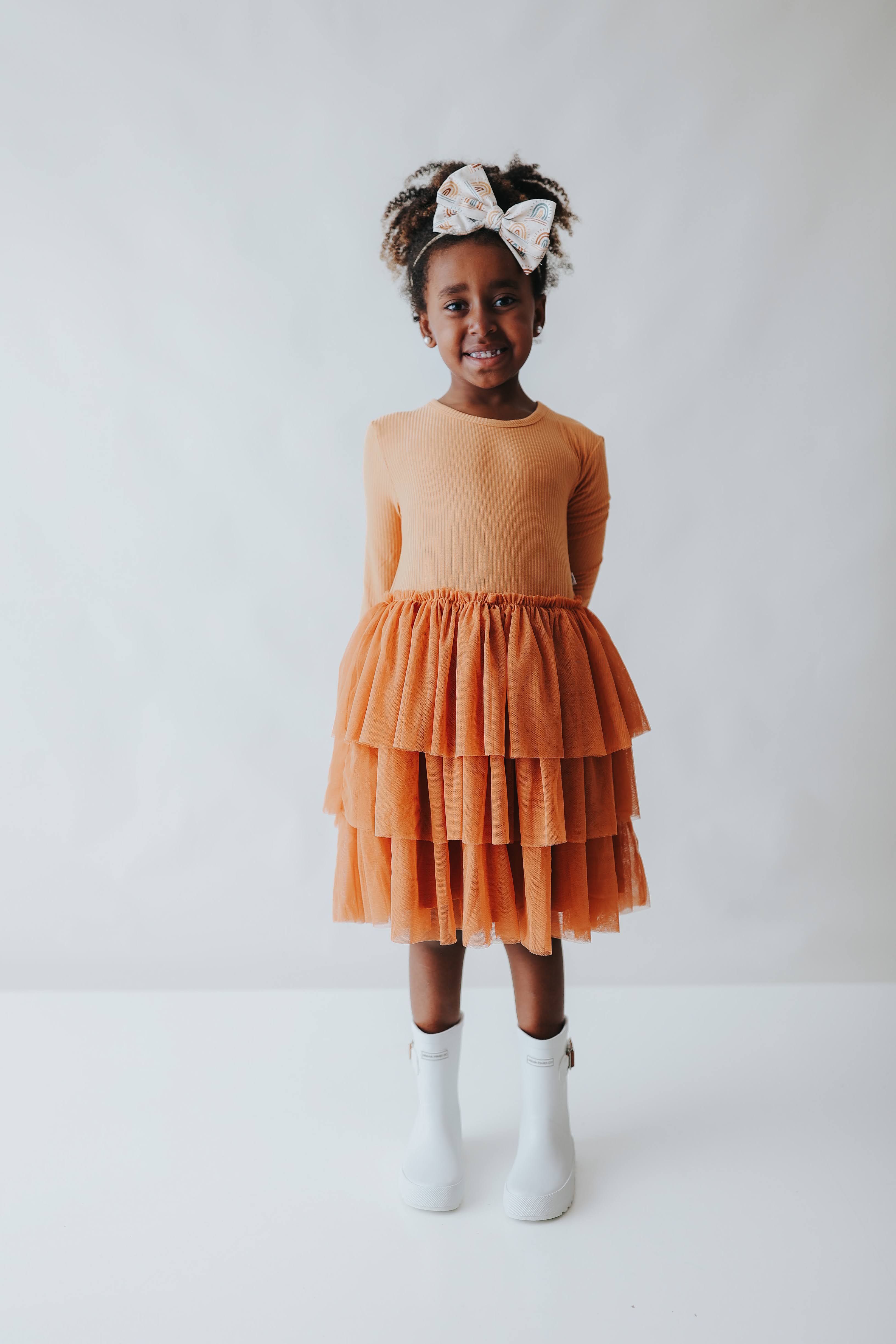 Pumpkin Rib Dream Tutu Dress