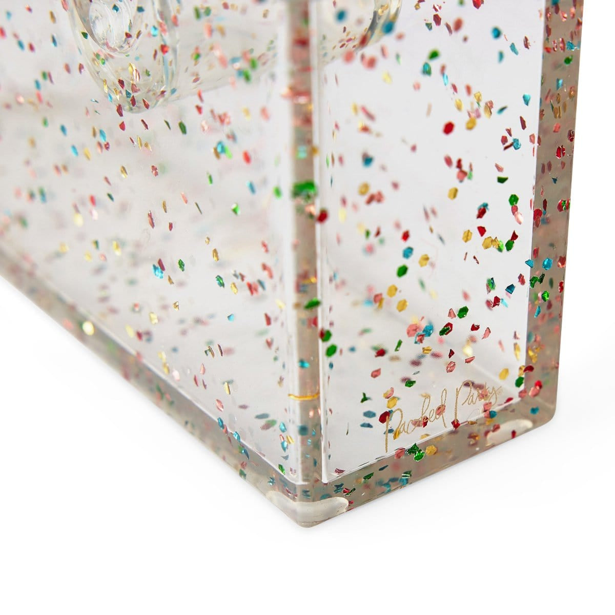 Confetti Injected Acrylic Tape Dispenser