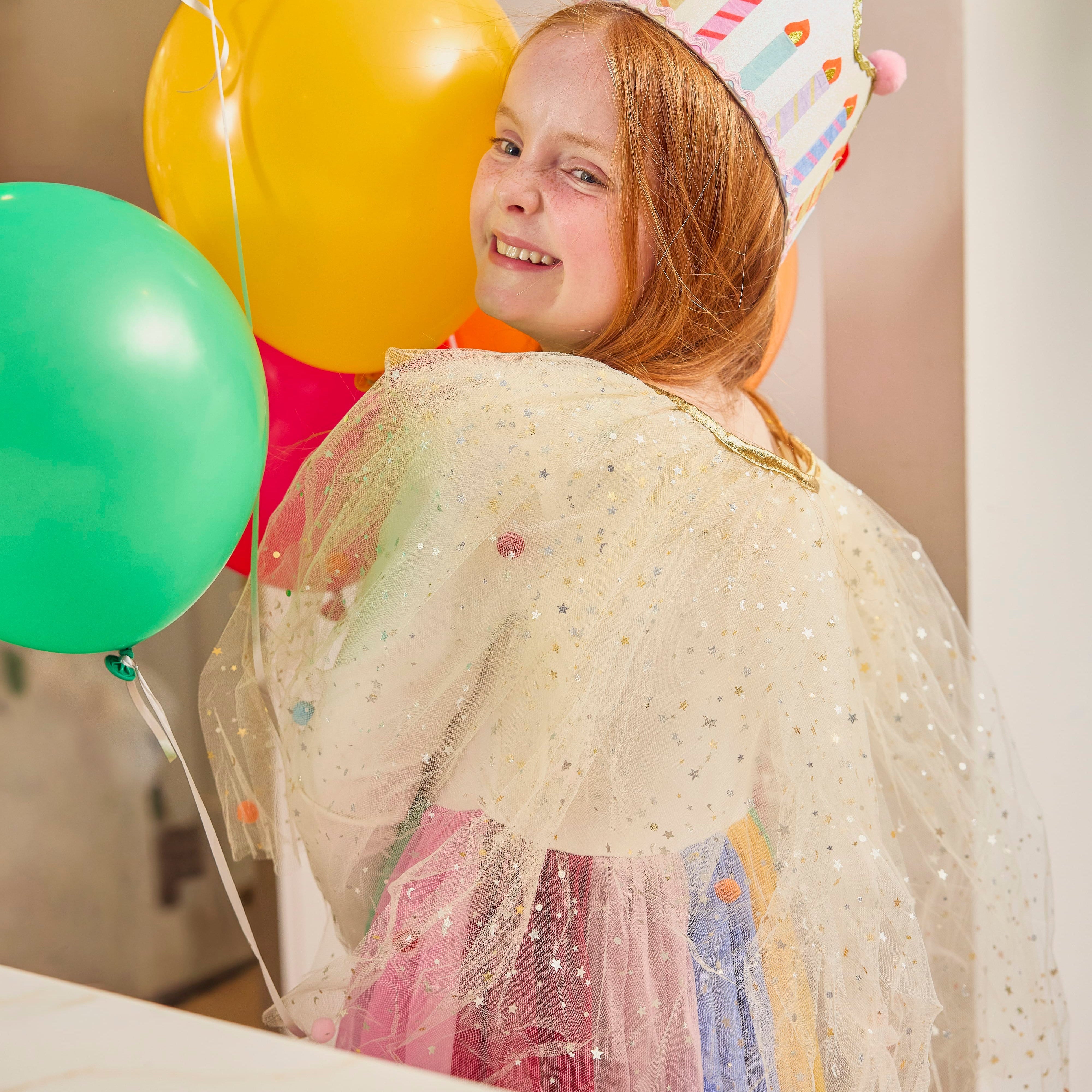 Frosted In Fun Tulle Celebrations Cape