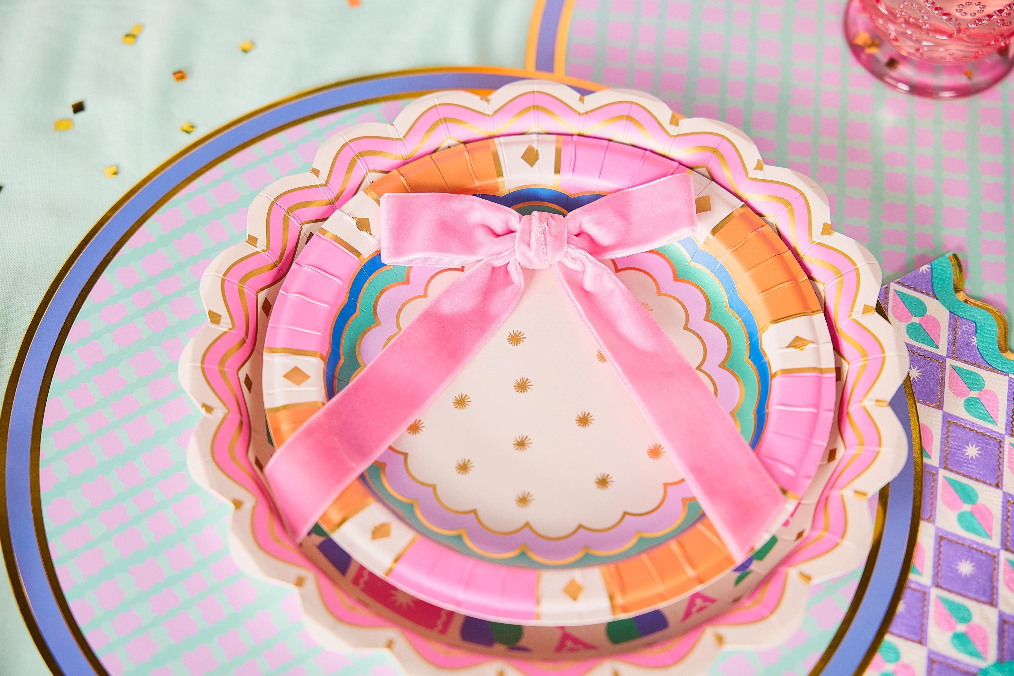 Circus Soirée Dessert Plates (10 Count)