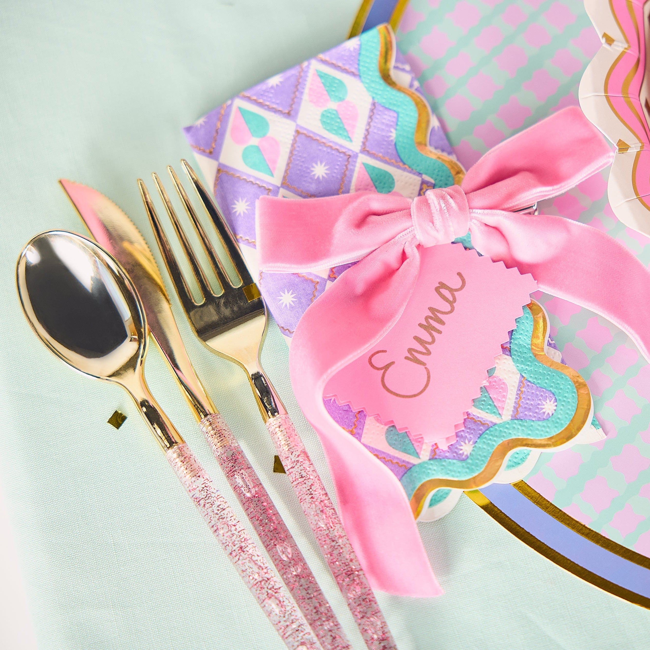 Glitter Utensil Set (30 Count)