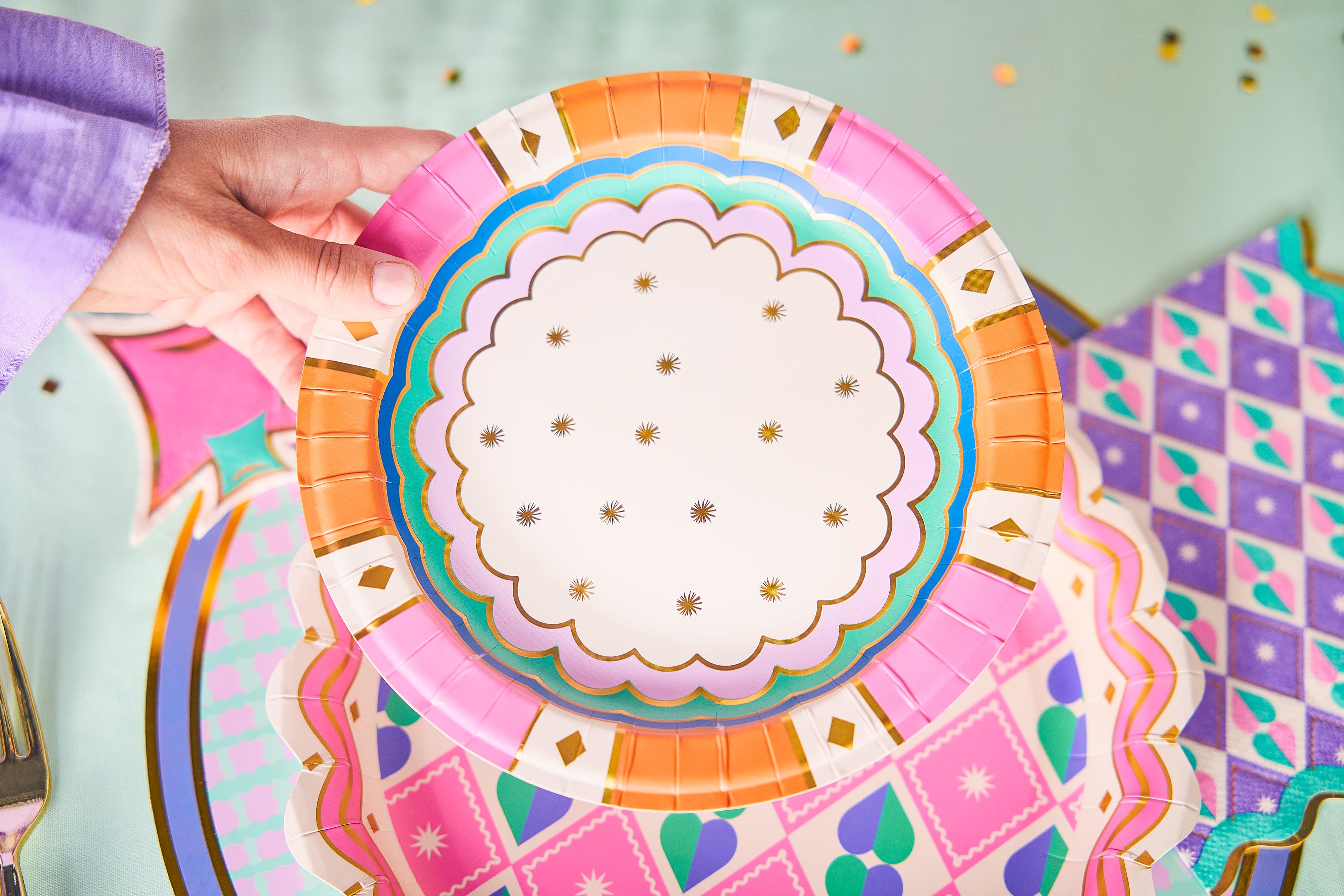 Circus Soirée Dessert Plates (10 Count)