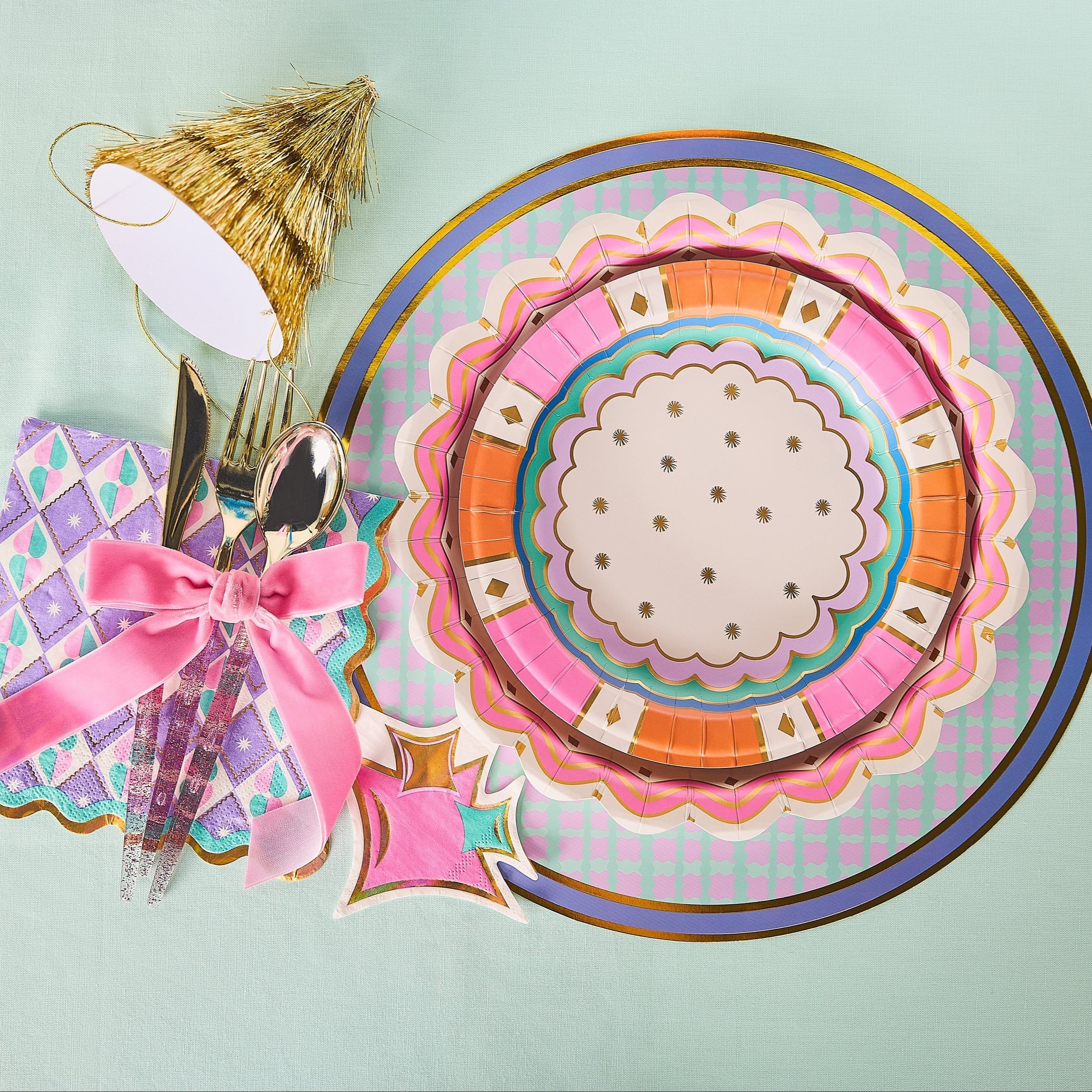 Circus Soirée Dessert Plates (10 Count)