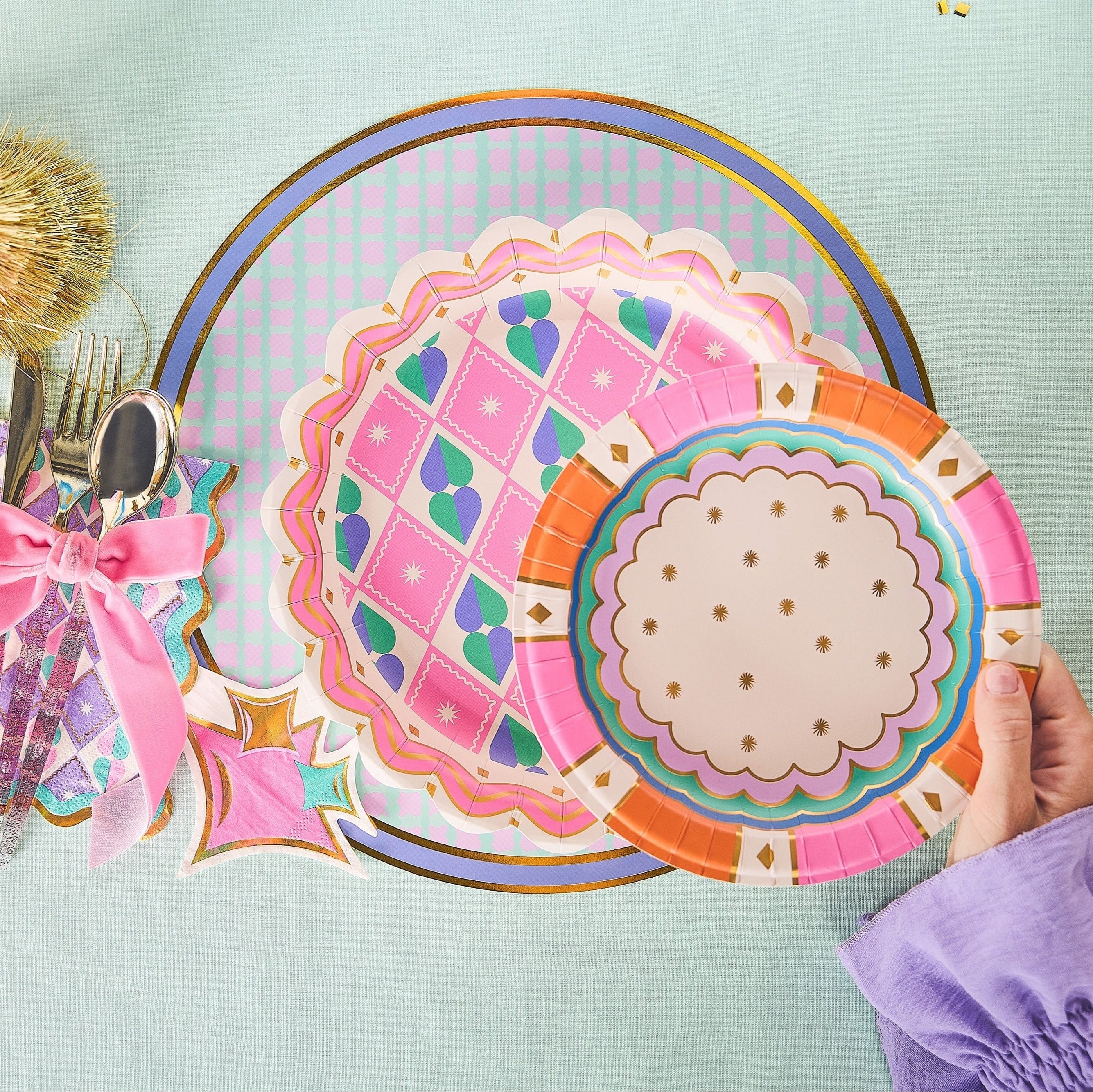 Circus Soirée Dessert Plates (10 Count)