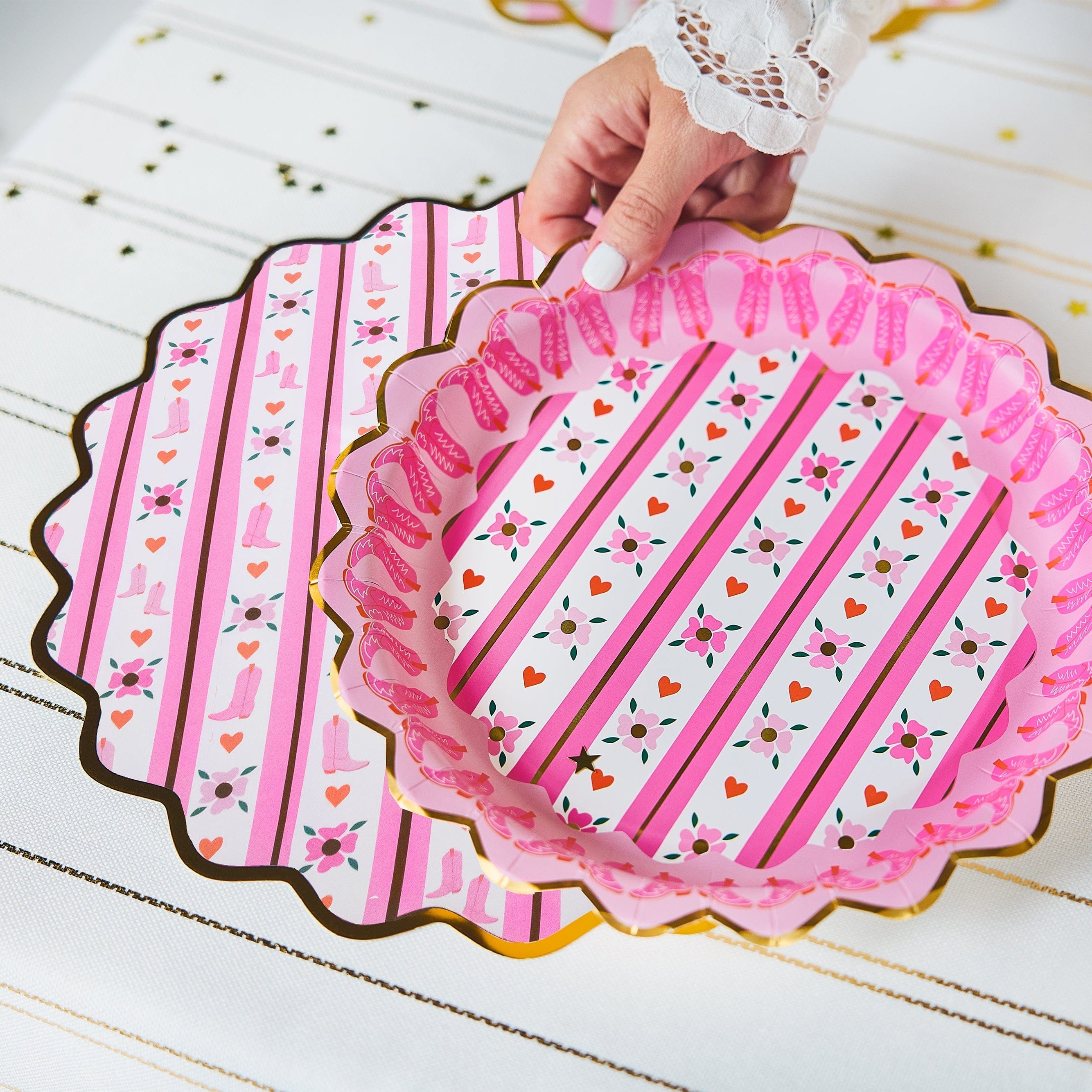 Boot Scoot Blooms Placemats (10 Count)