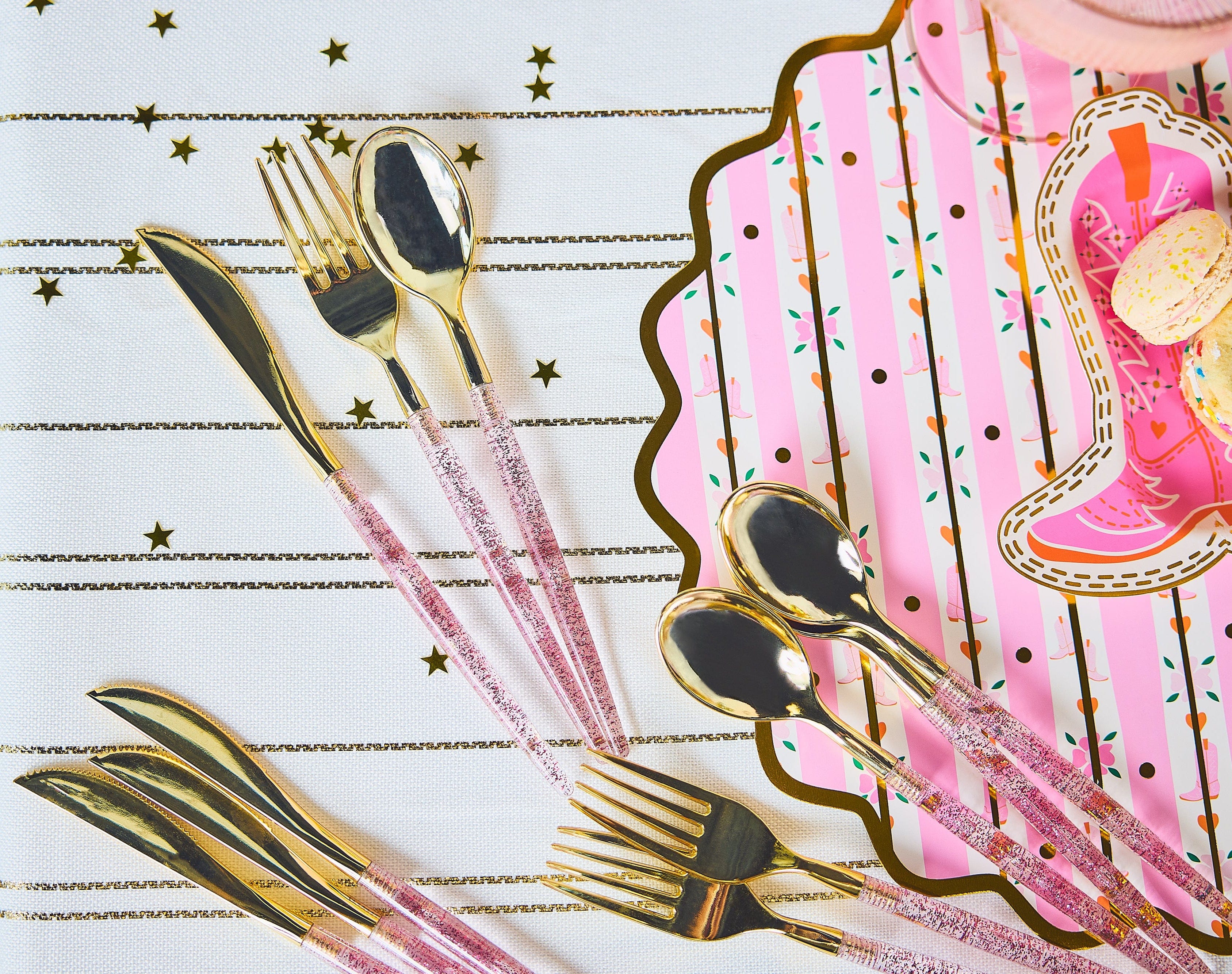 Glitter Utensil Set (30 Count)