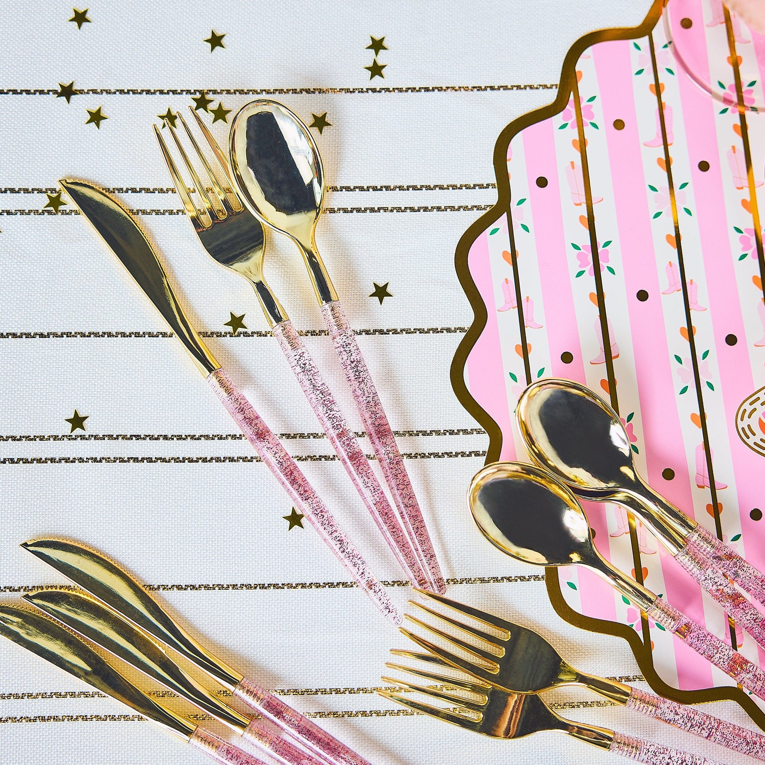 Glitter Utensil Set (30 Count)