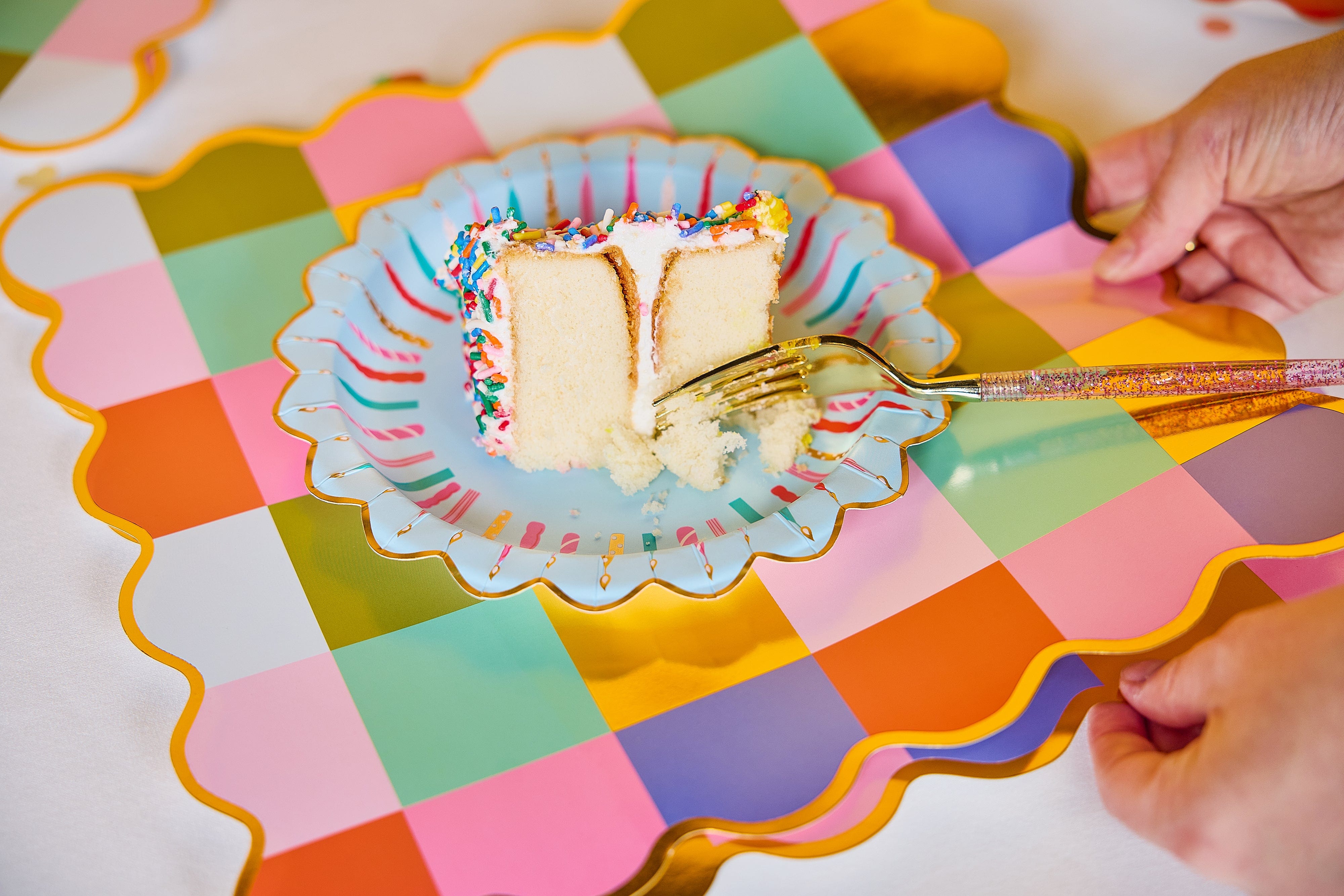 Birthday Candles Dessert Plates (10 Count)