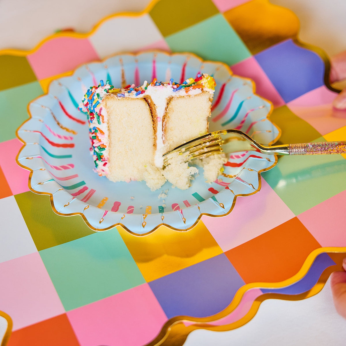 Birthday Candles Dessert Plates (10 Count)