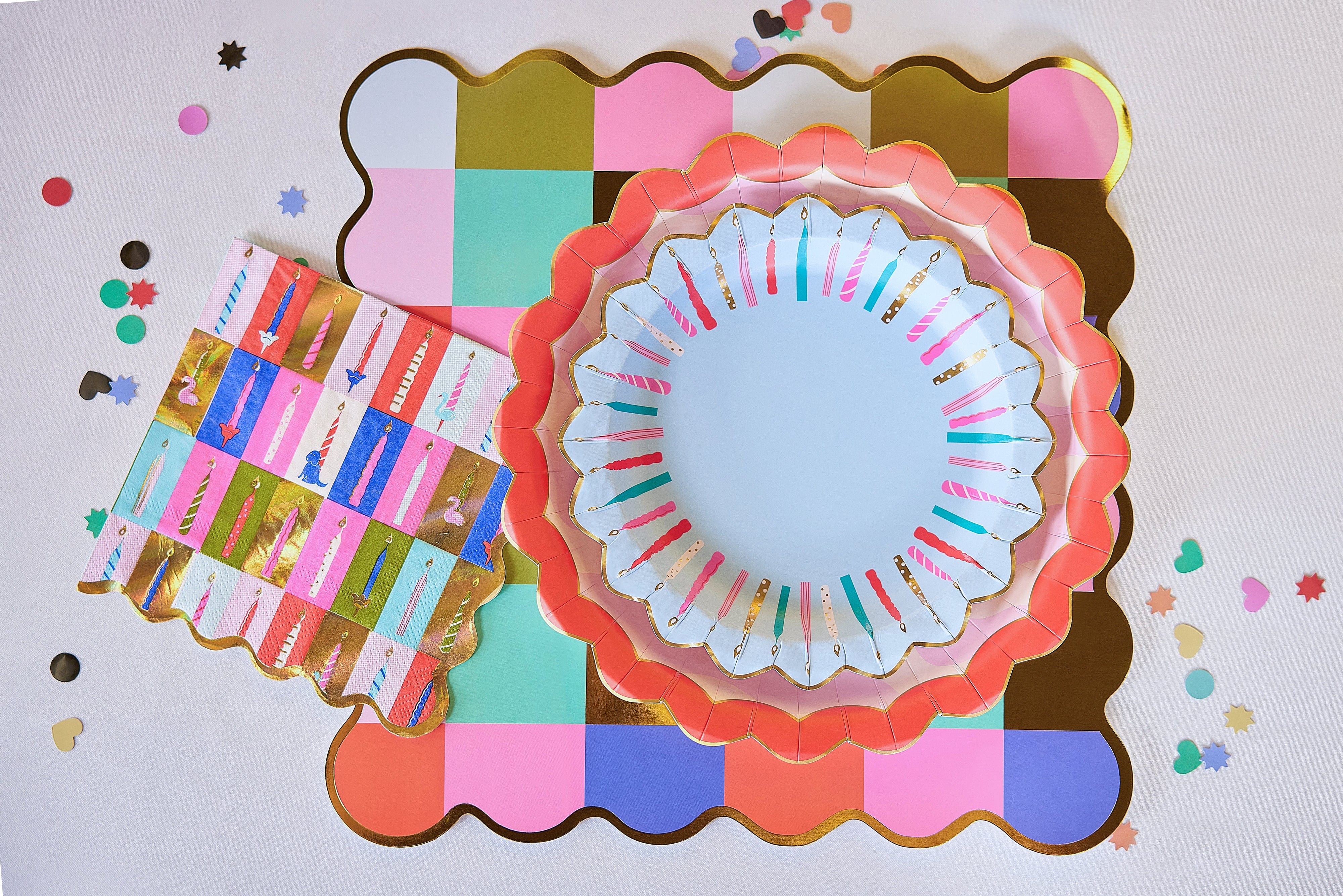 Birthday Wishes Placemats (10 Count)