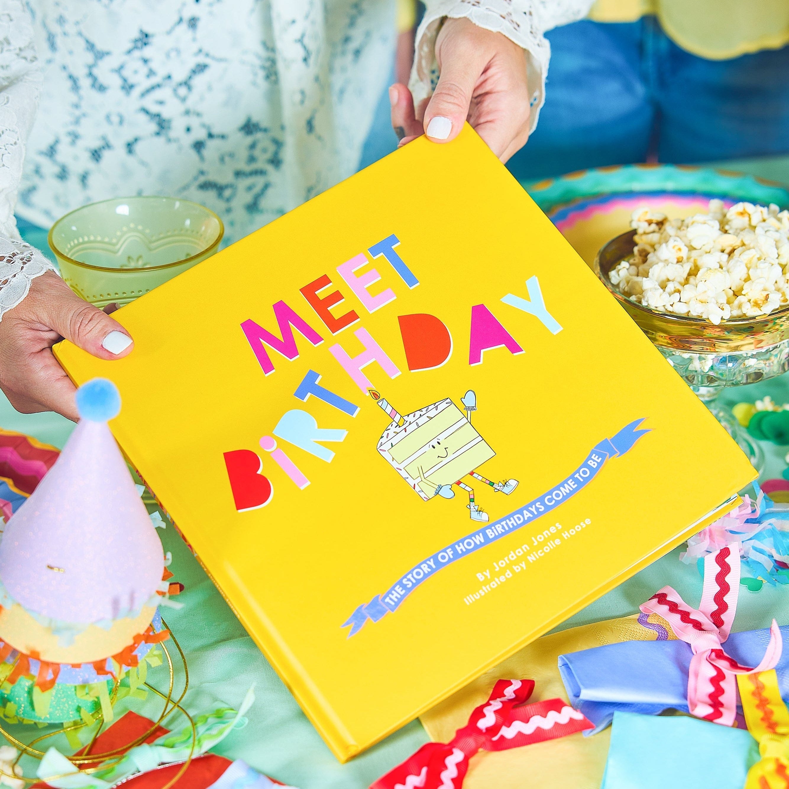 Meet Birthday Book & Cake Sipper Bundle