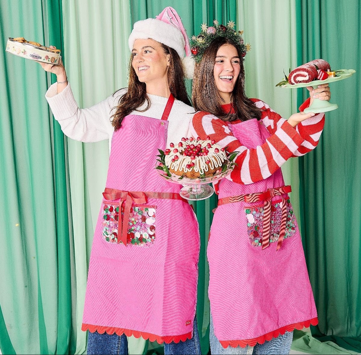 Pretty In Pink Confetti Apron