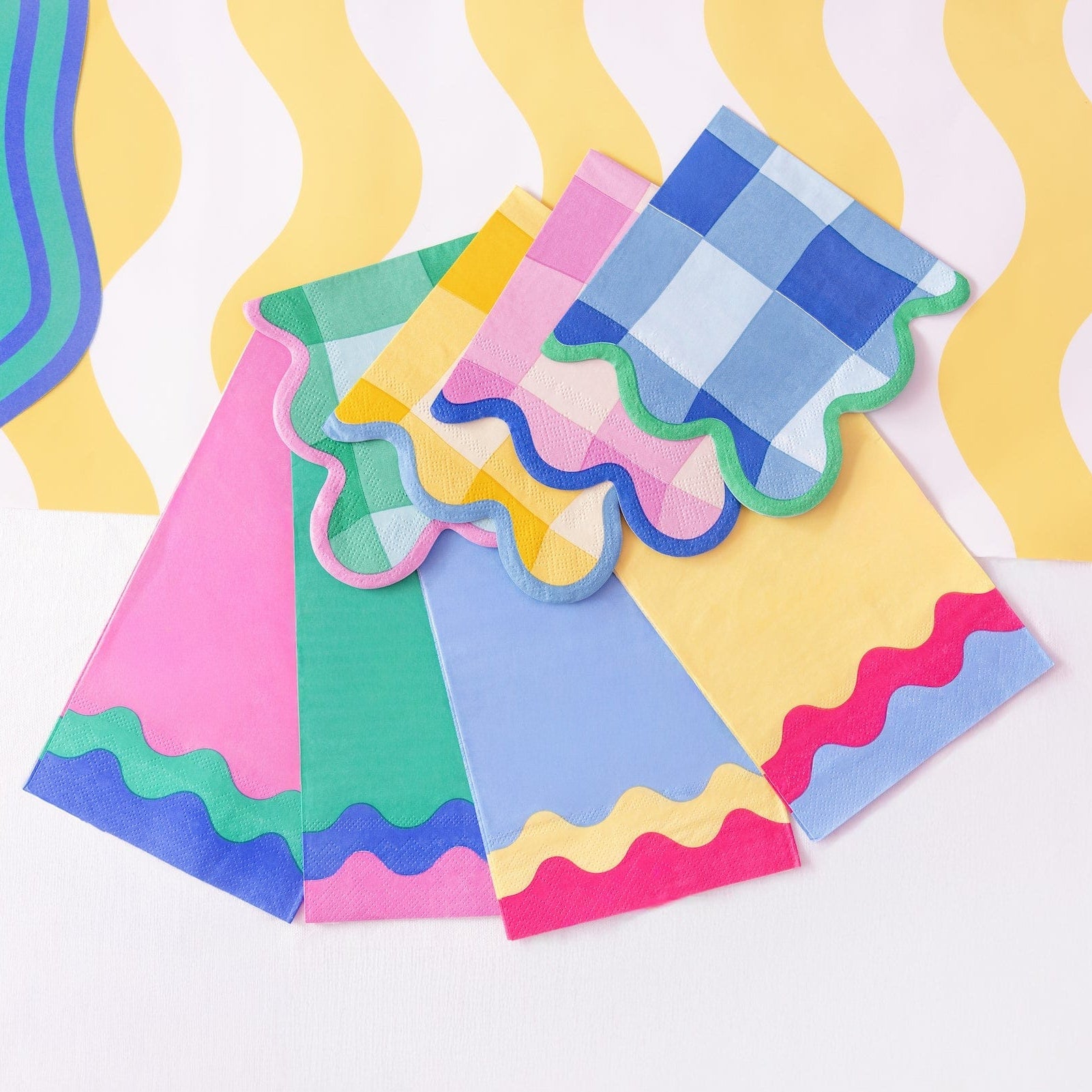 Colowave Gingham Cocktail Napkins (20 Ct)