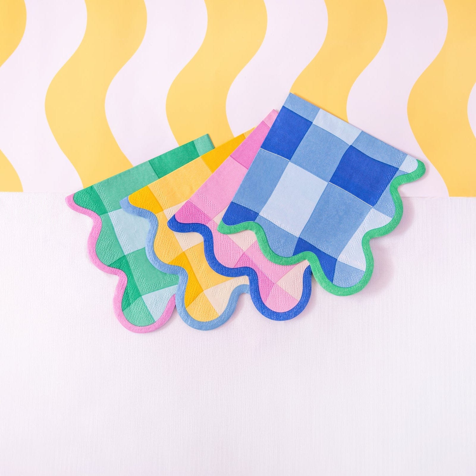 Colowave Gingham Cocktail Napkins (20 Ct)