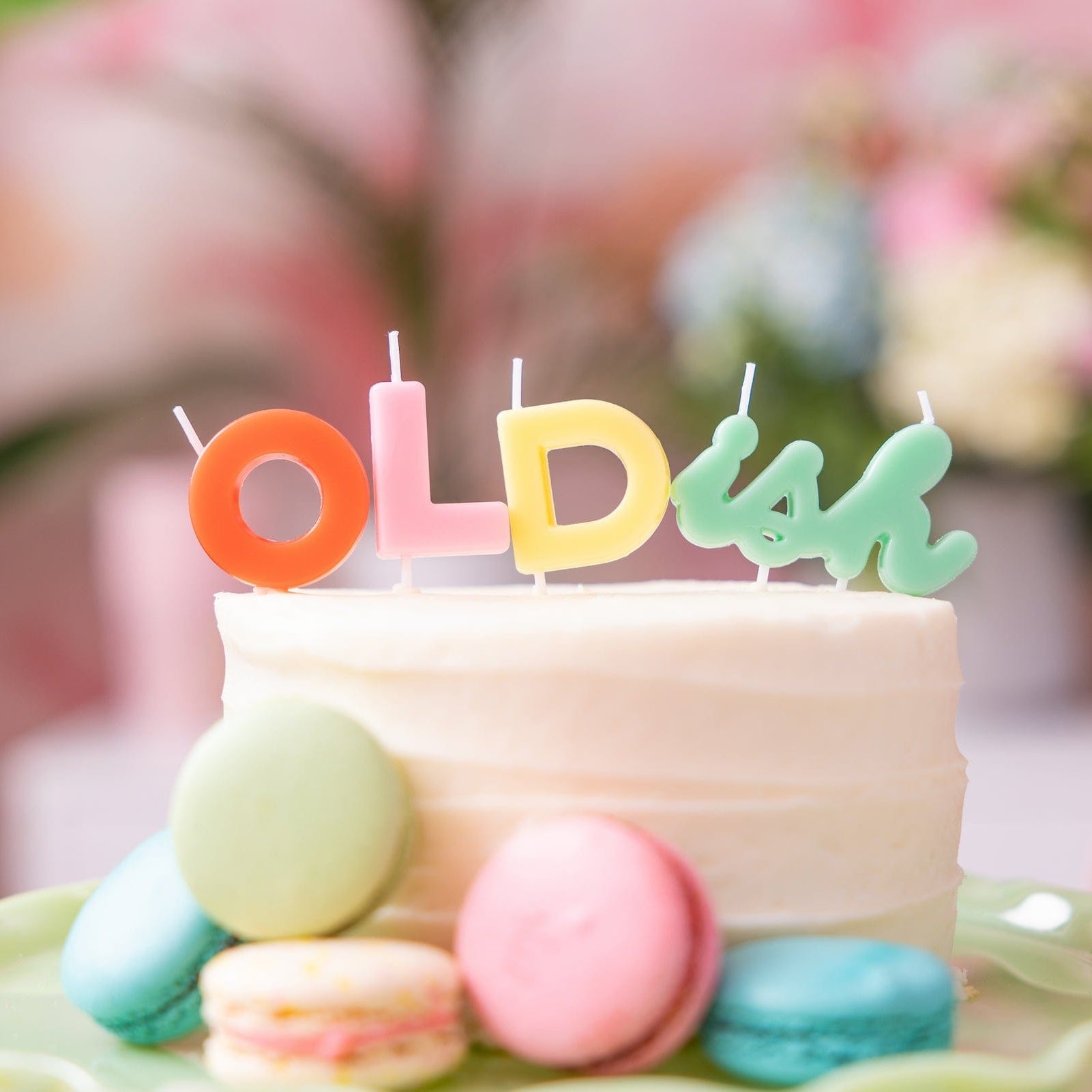 Oldish Birthday Candle