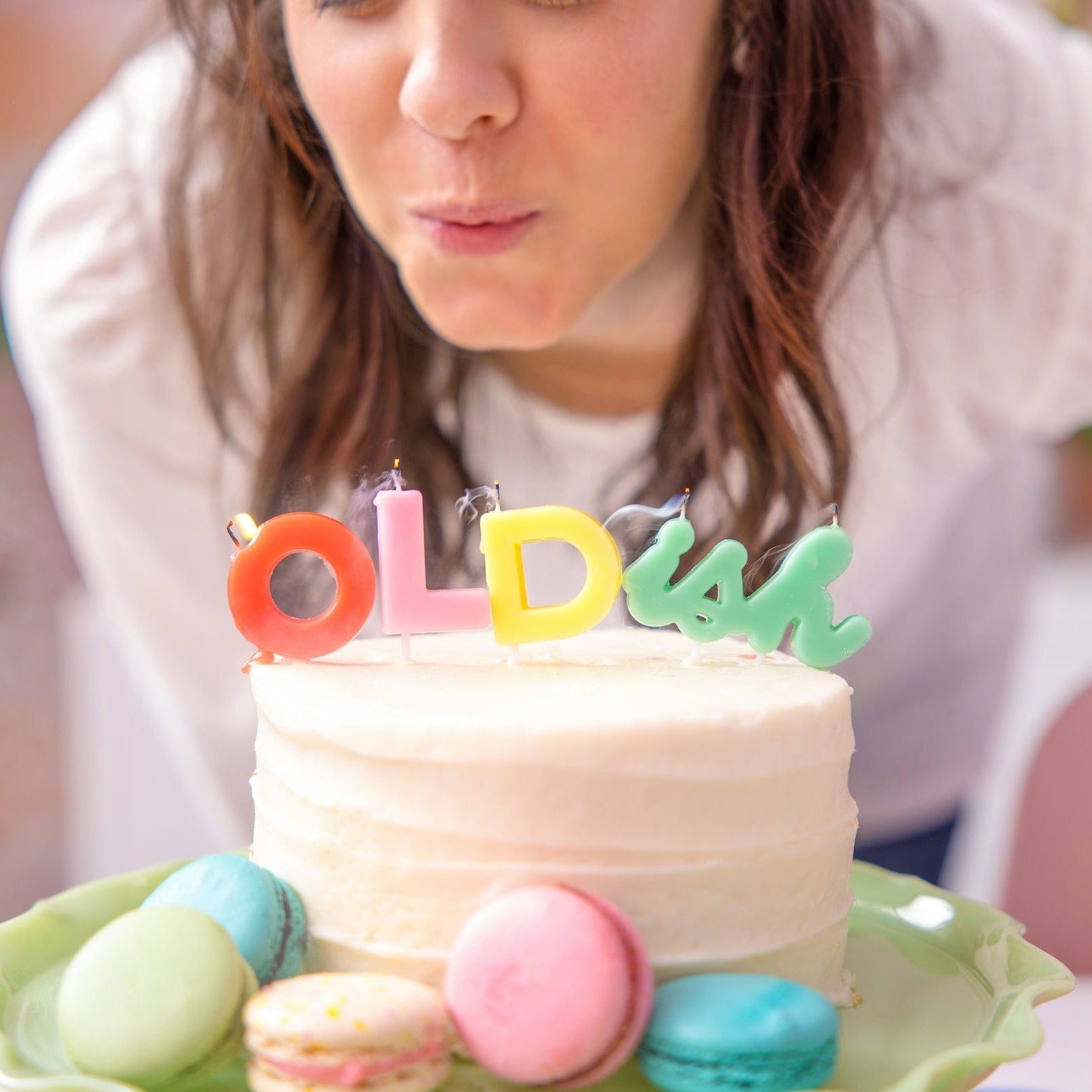 Oldish Birthday Candle