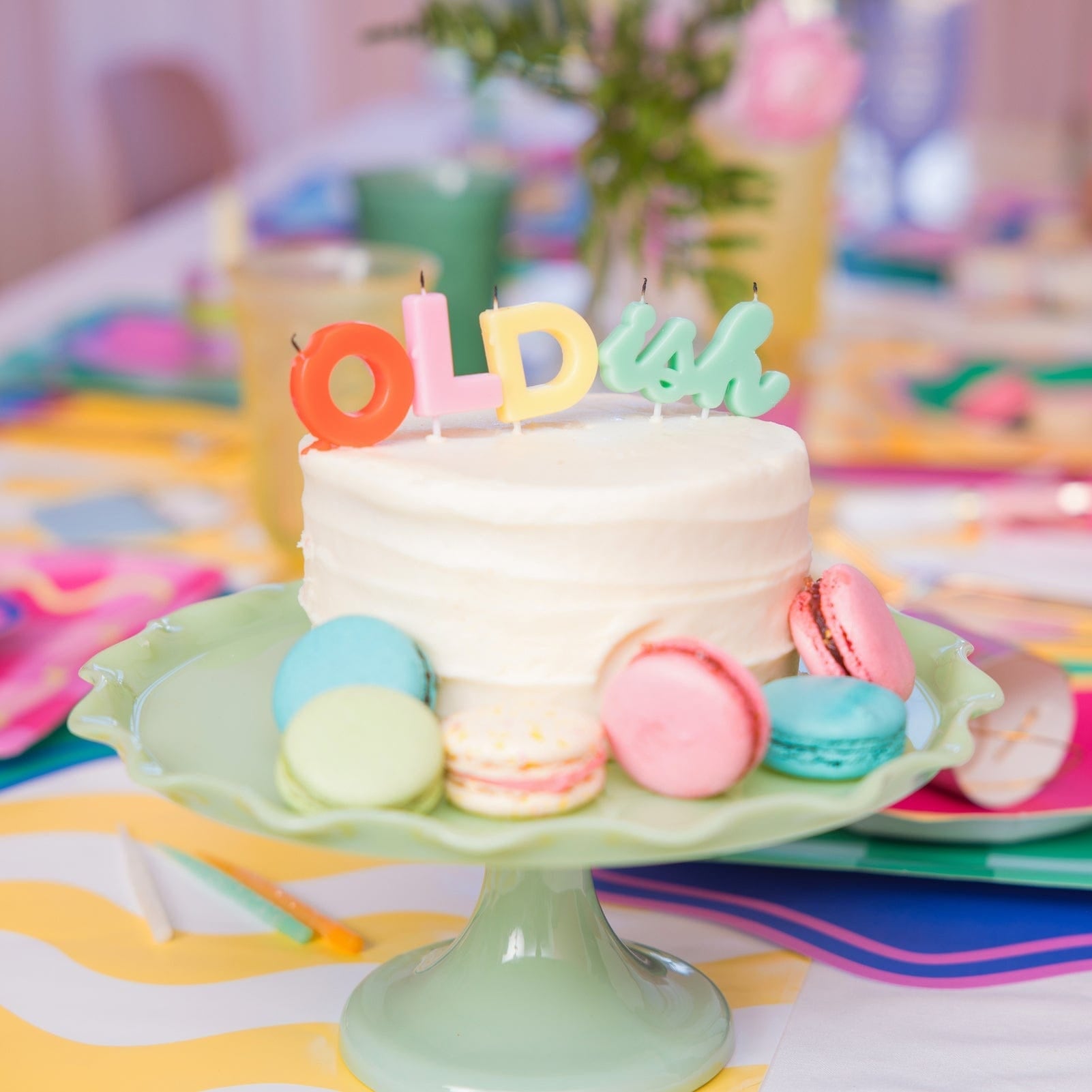Oldish Birthday Candle