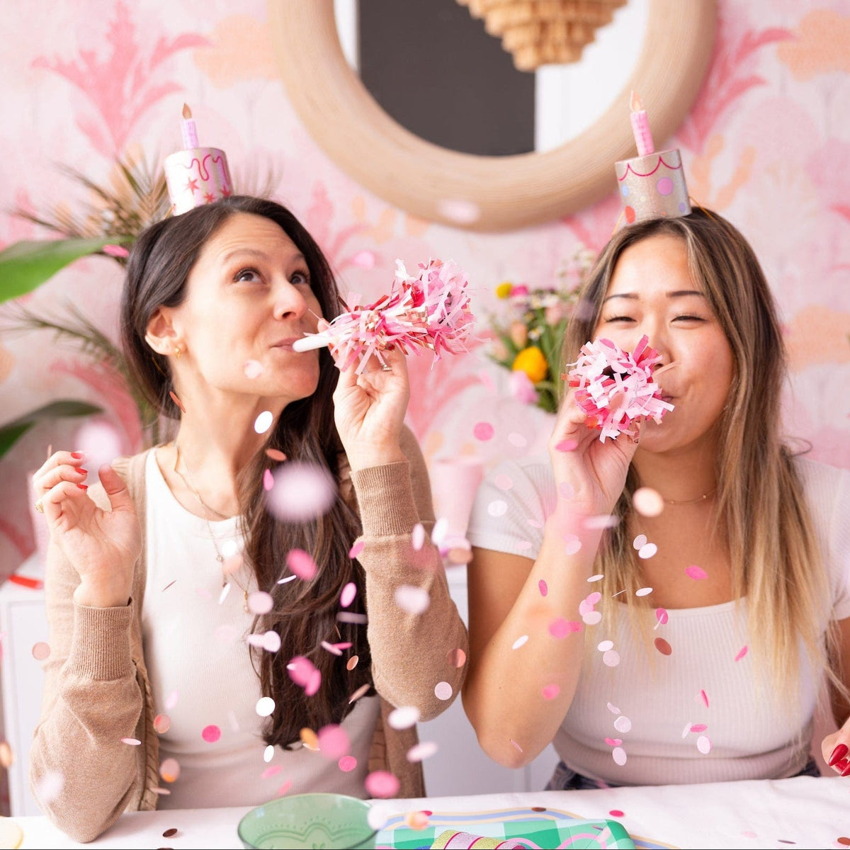 Pop Of Pink Confetti Party Blower
