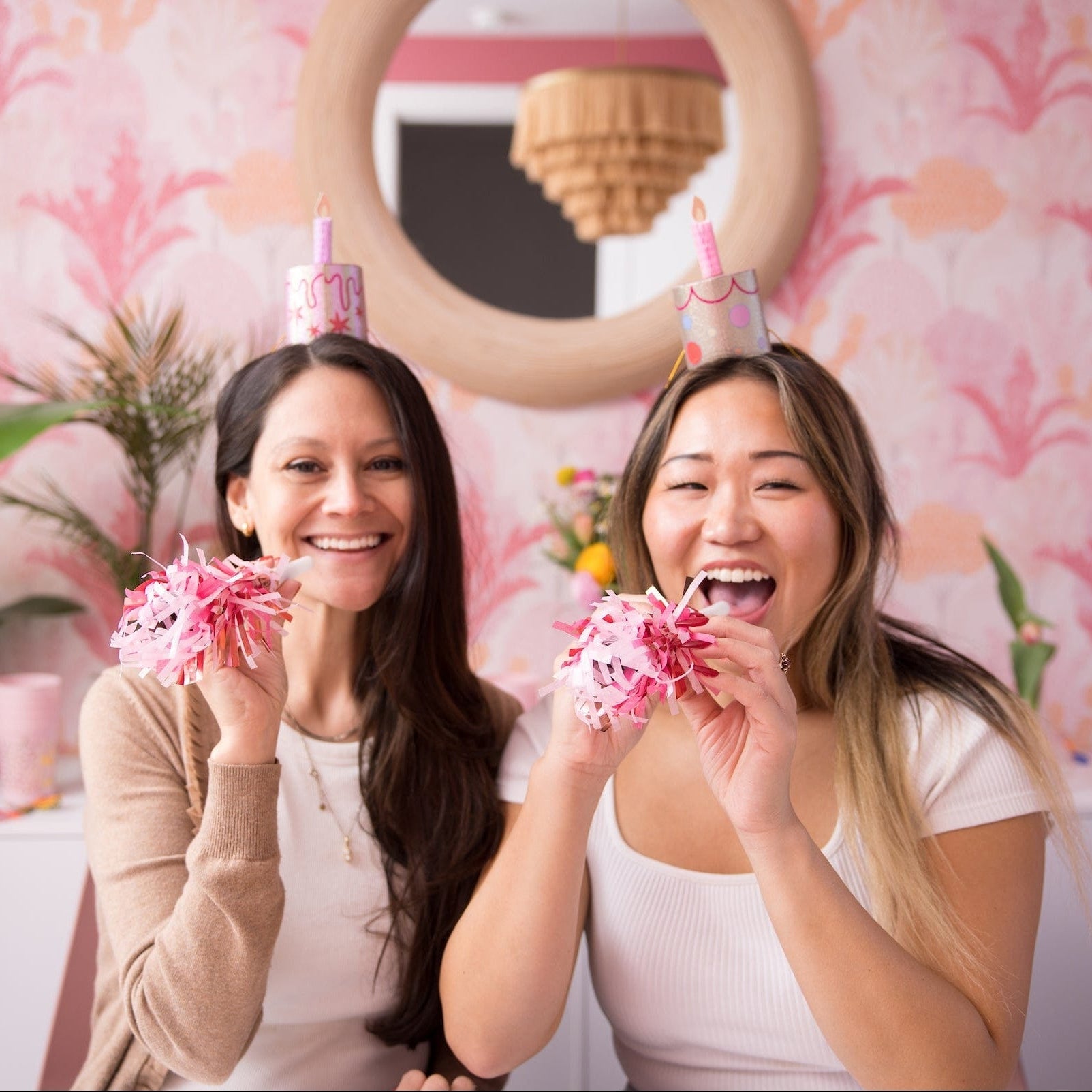 Pop Of Pink Confetti Party Blower