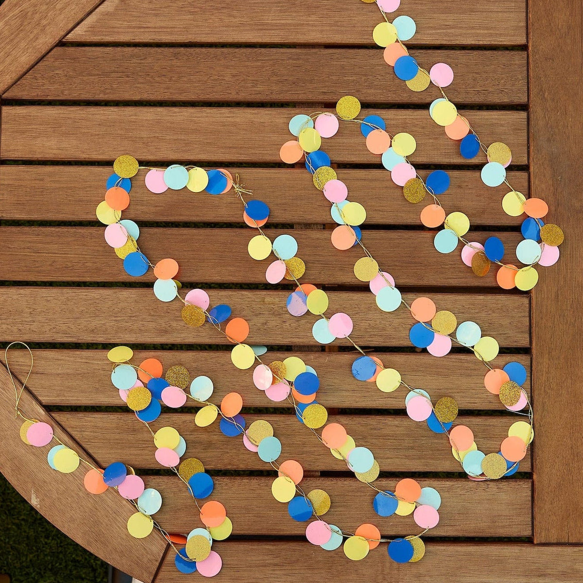 Multicolor Confetti Garland