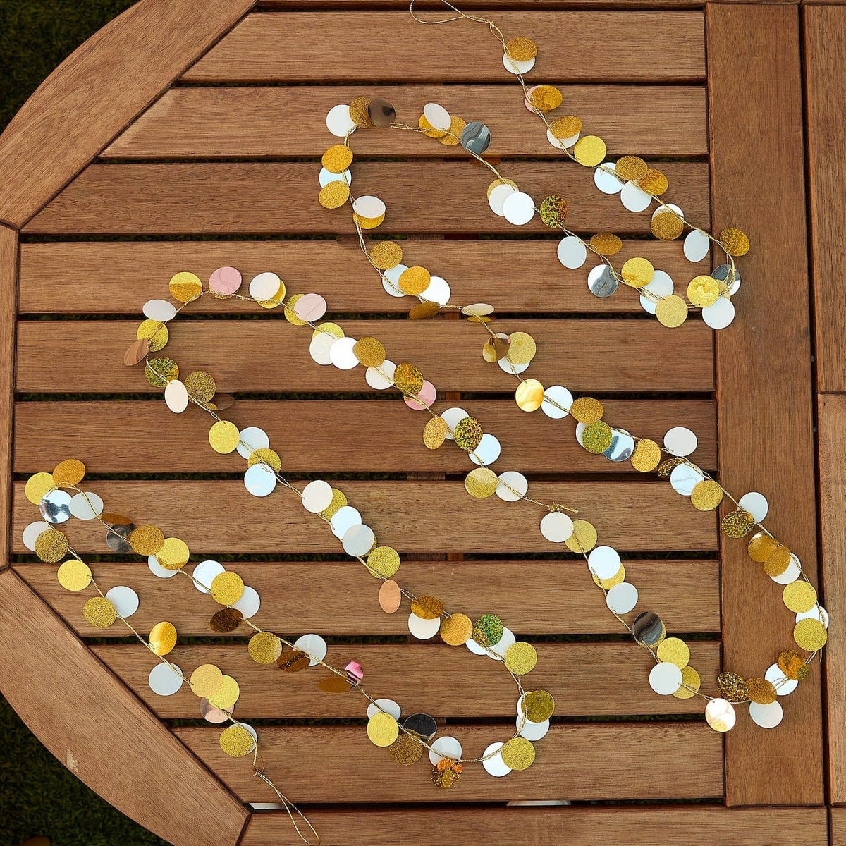 Metallic Confetti Garland