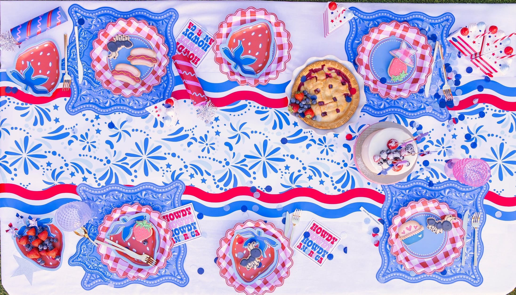 Star Spangled Spark Lunch Napkins (20 Ct)