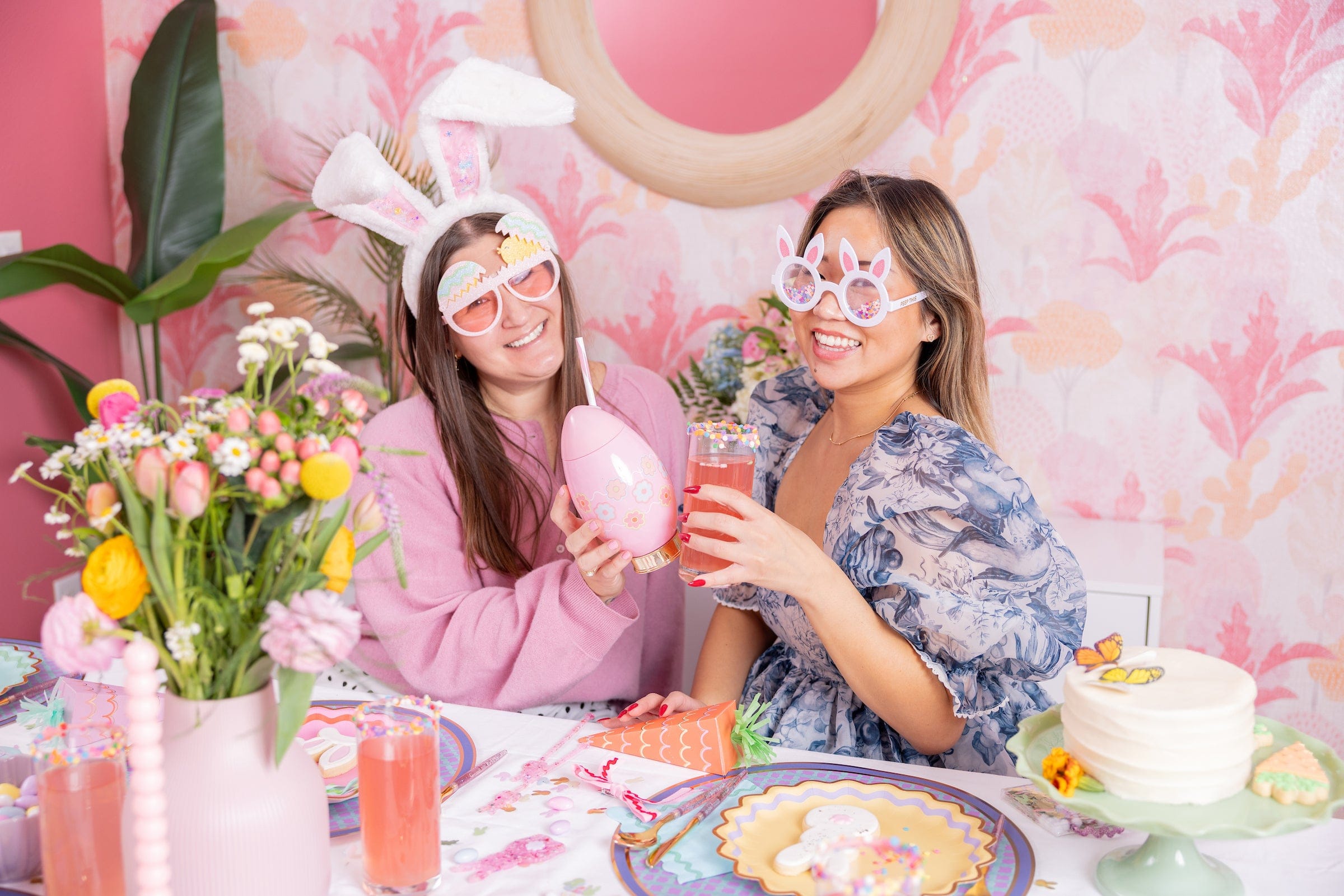 Too Cute To Hop Confetti Bunny Ears (single Or Set Of 4)