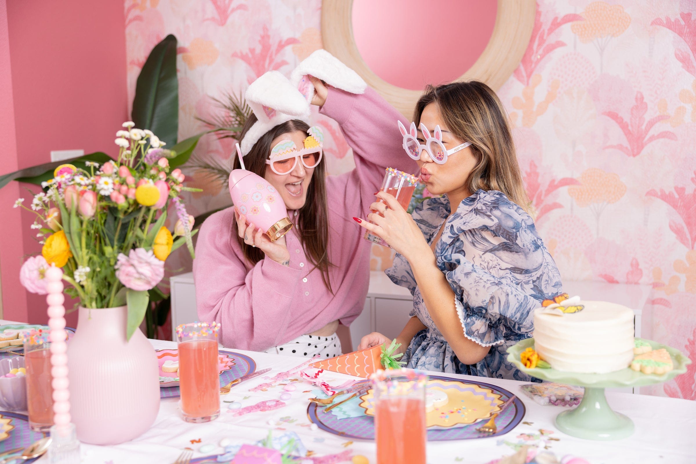 Too Cute To Hop Confetti Bunny Ears (single Or Set Of 4)