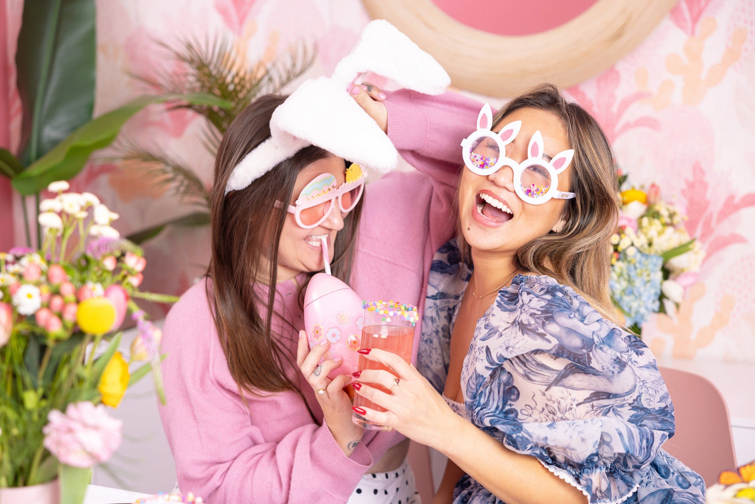 Too Cute To Hop Confetti Bunny Ears (single Or Set Of 4)