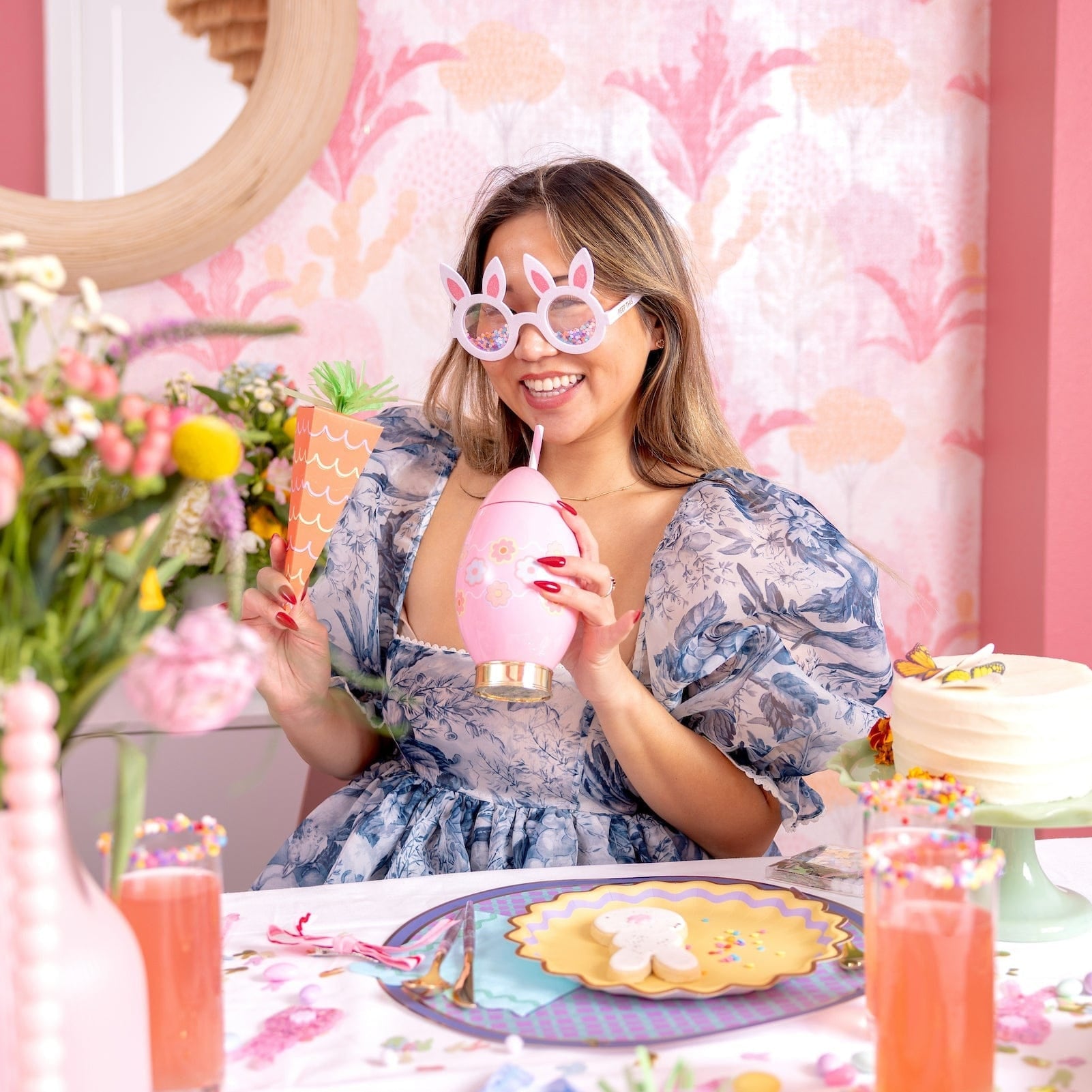 Petal Party Egg Sipper (single Or Set Of 6)