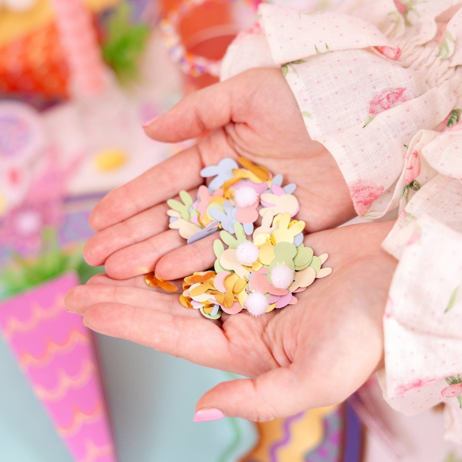 Hoppy Tails Easter Bunny Confetti Mix