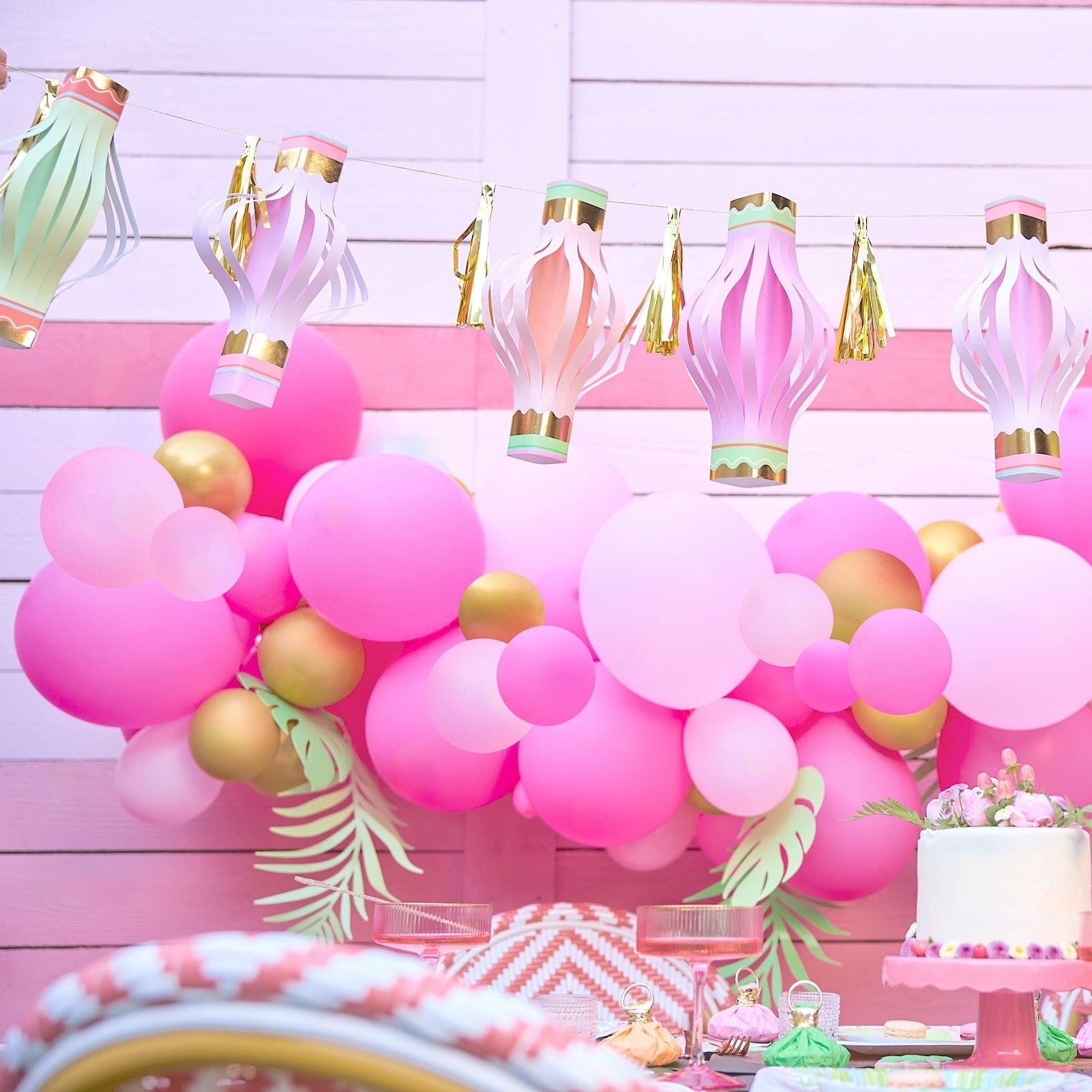 Cabana Club Paper Lantern Garland