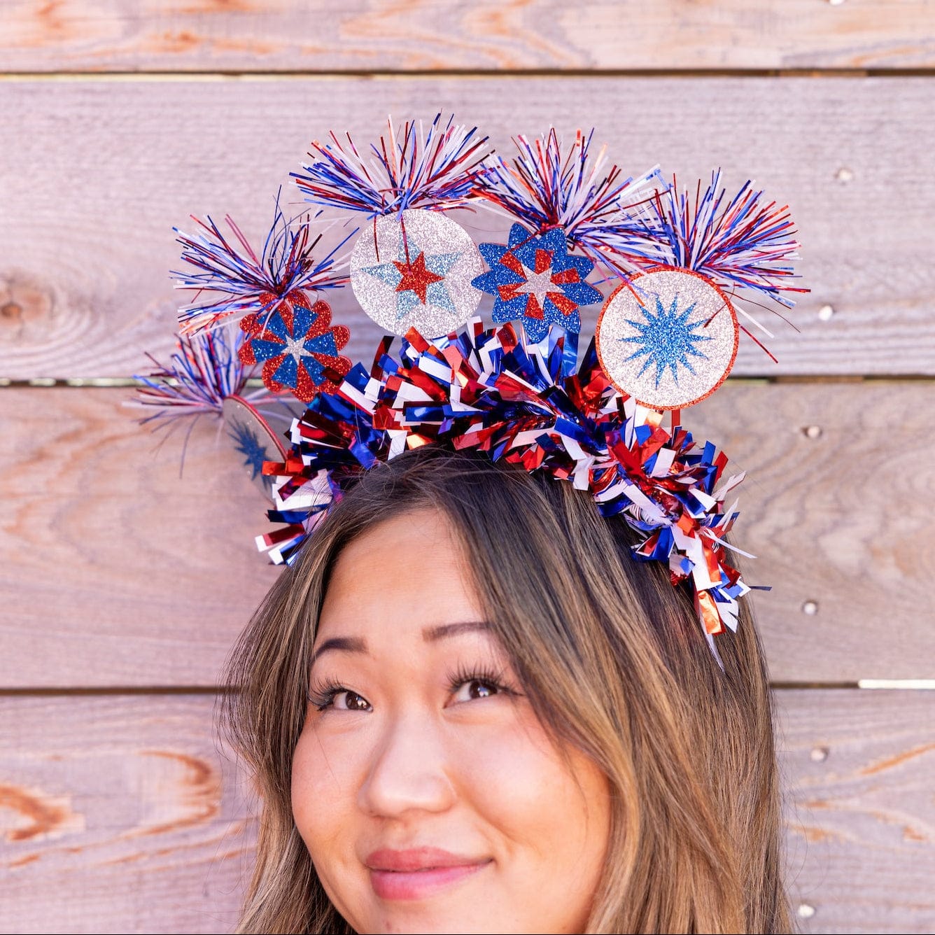 Star-spangled Sparkler Novelty Headband (single Or Set Of 4)