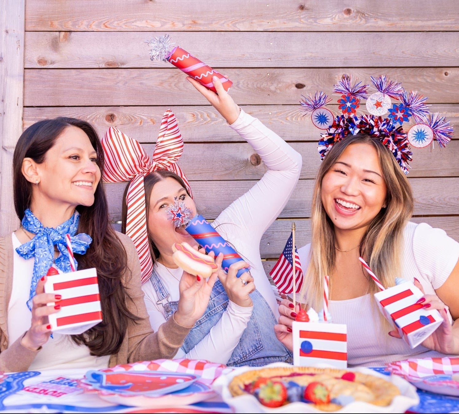 Star-spangled Sparkler Novelty Headband (single Or Set Of 4)