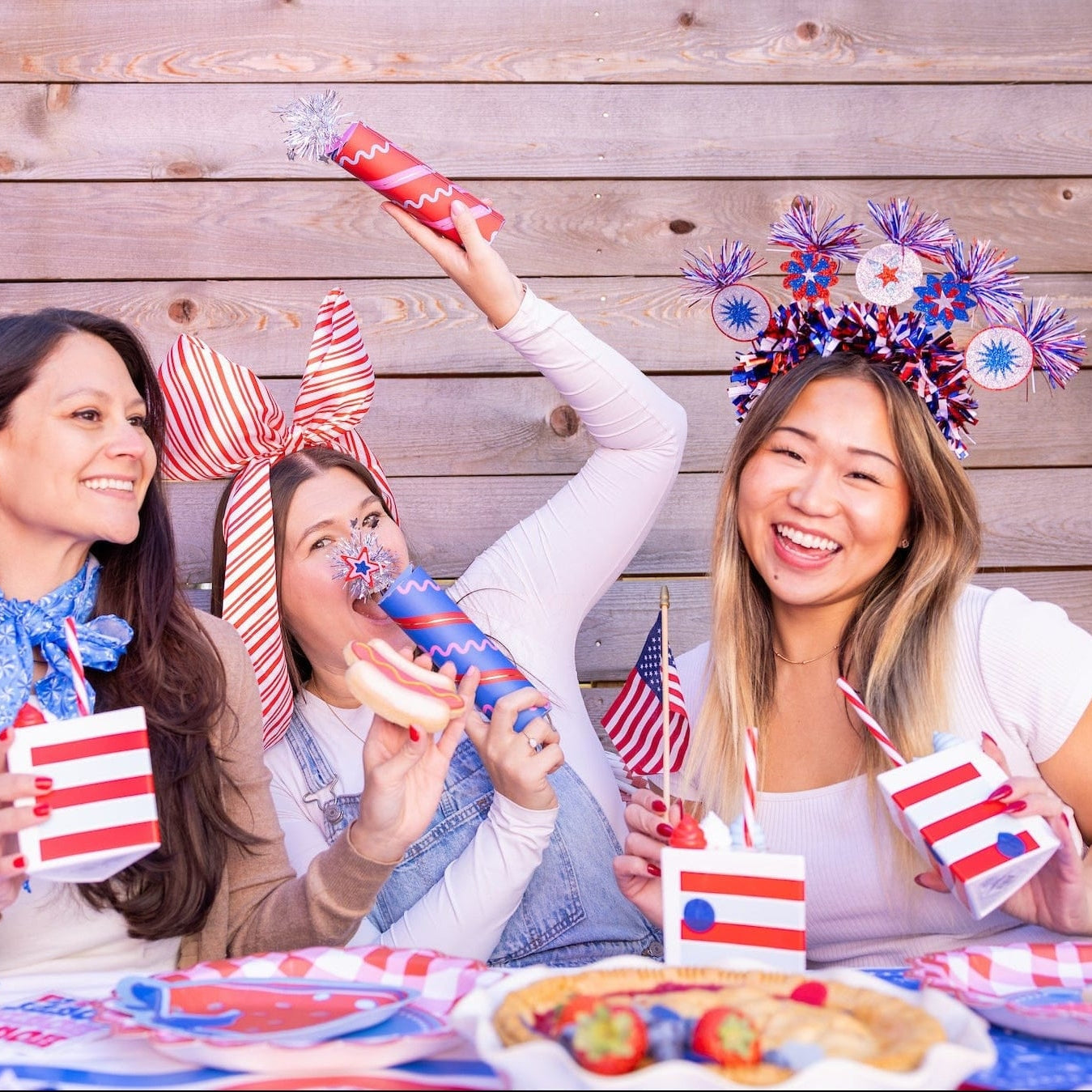 Star-spangled Sparkler Novelty Headband (single Or Set Of 4)