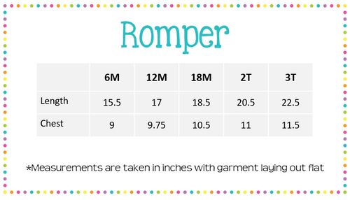 Boys Short Sleeve Knit Rompers (old Size Chart)