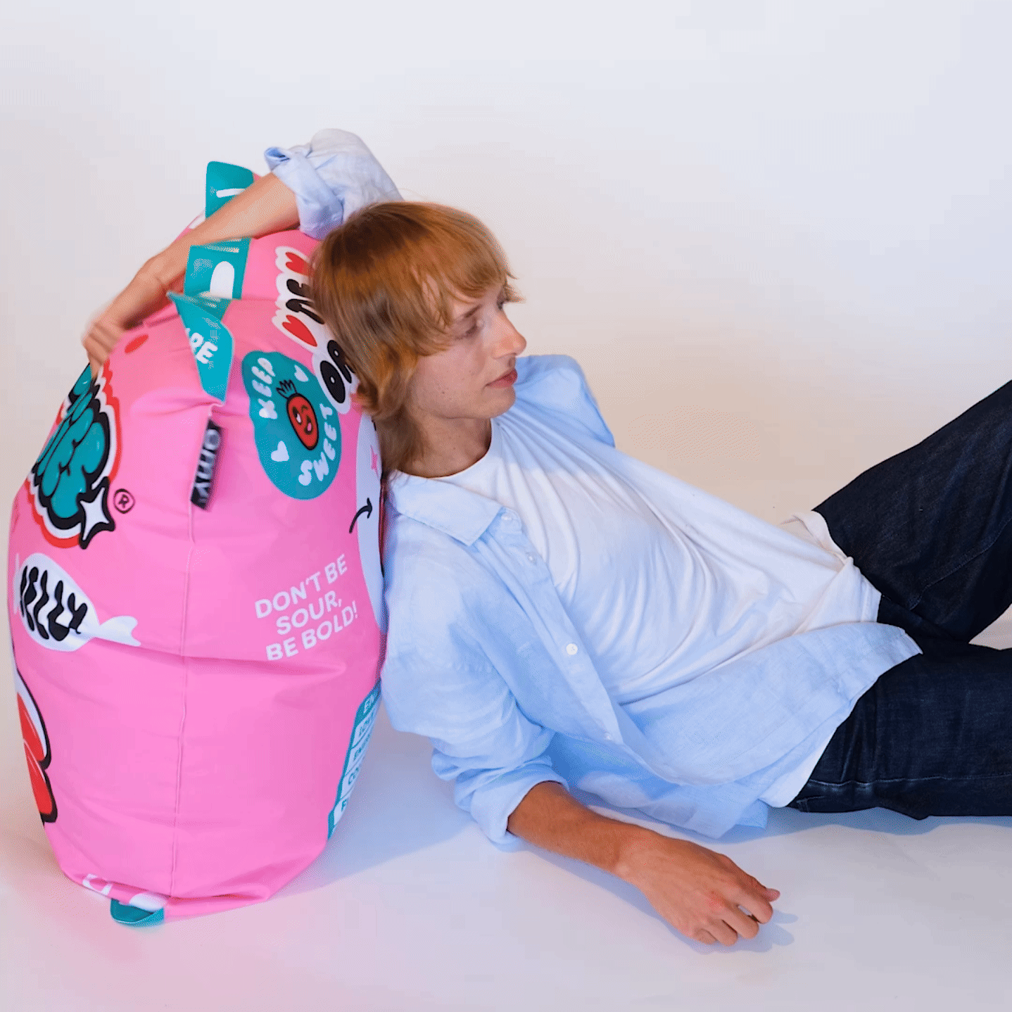 Strawbies - Giant Inflatable Pillow