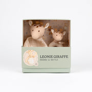 Leonie the Giraffe Doudou + Rattle Gift Set