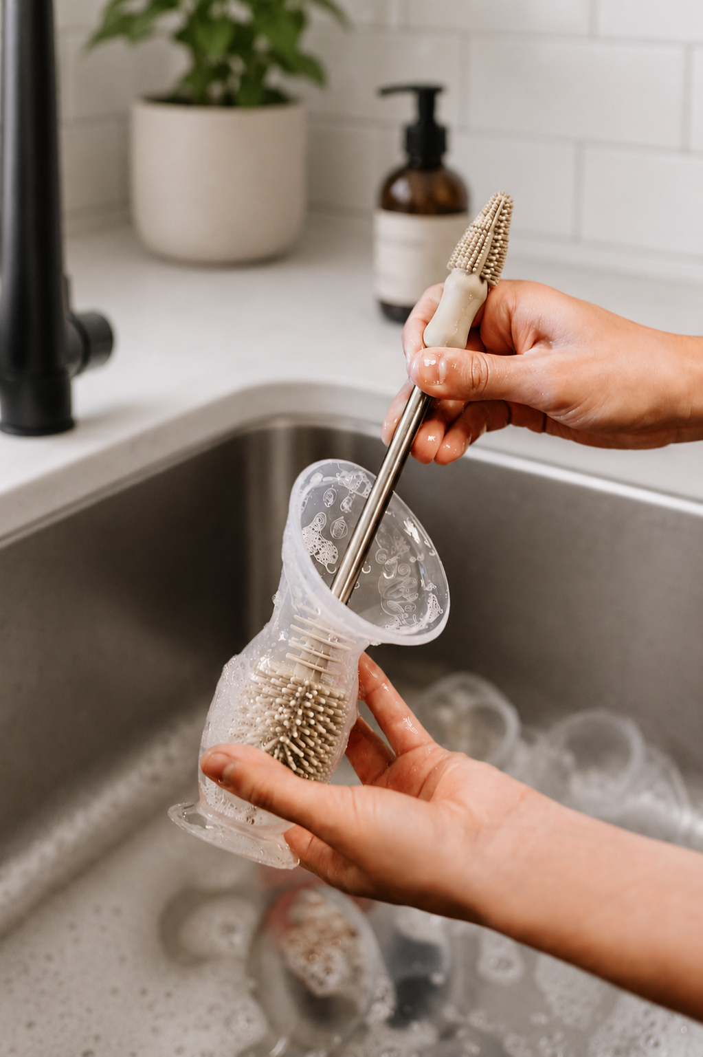 Haakaa Silicone Cleaning Brush Kit