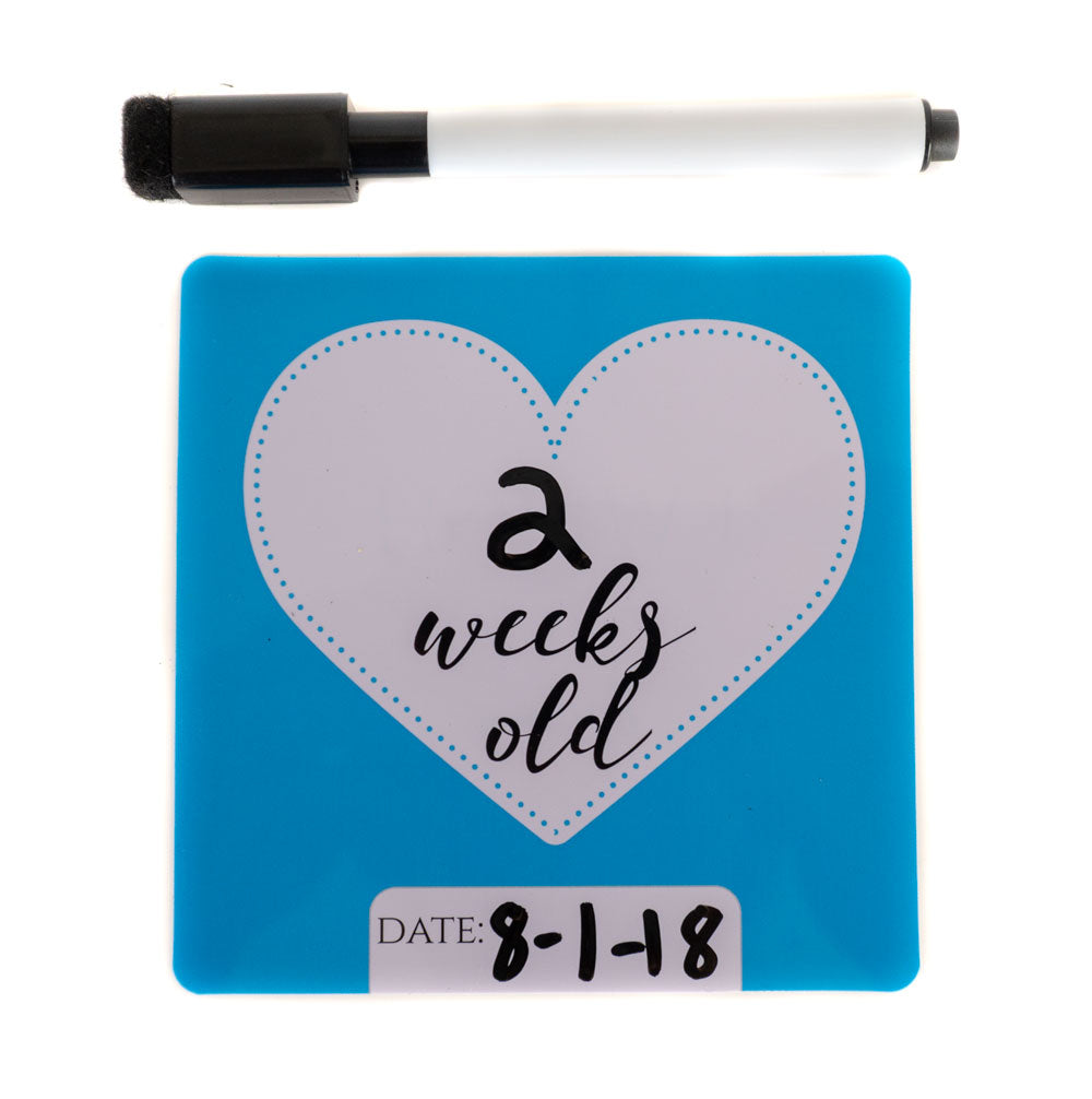 Boy Preemie  Nicu Milestone Cards In Plastic