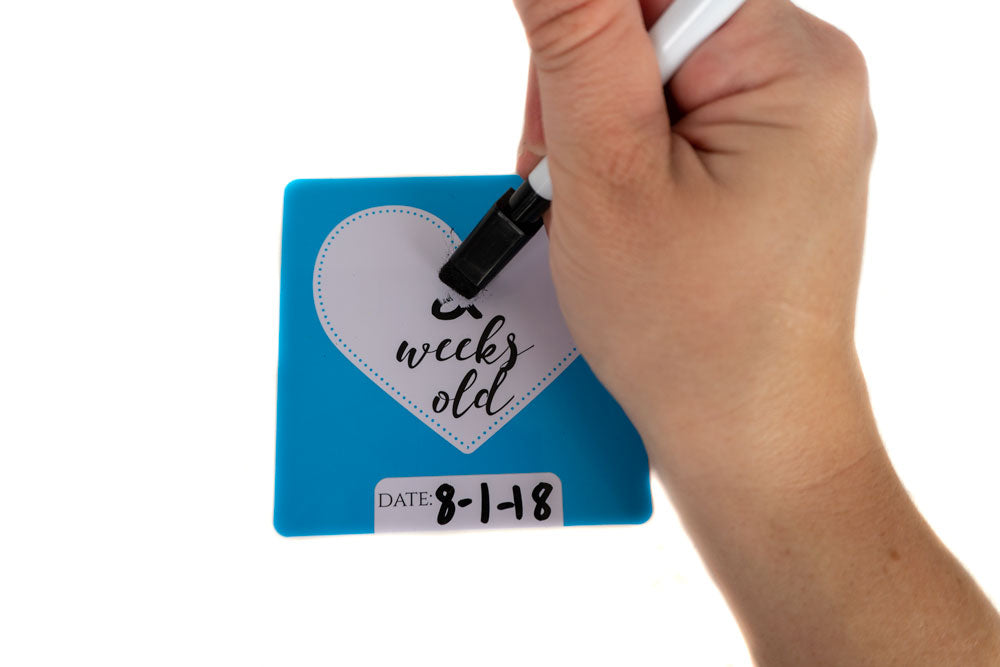 Boy Preemie  Nicu Milestone Cards In Plastic