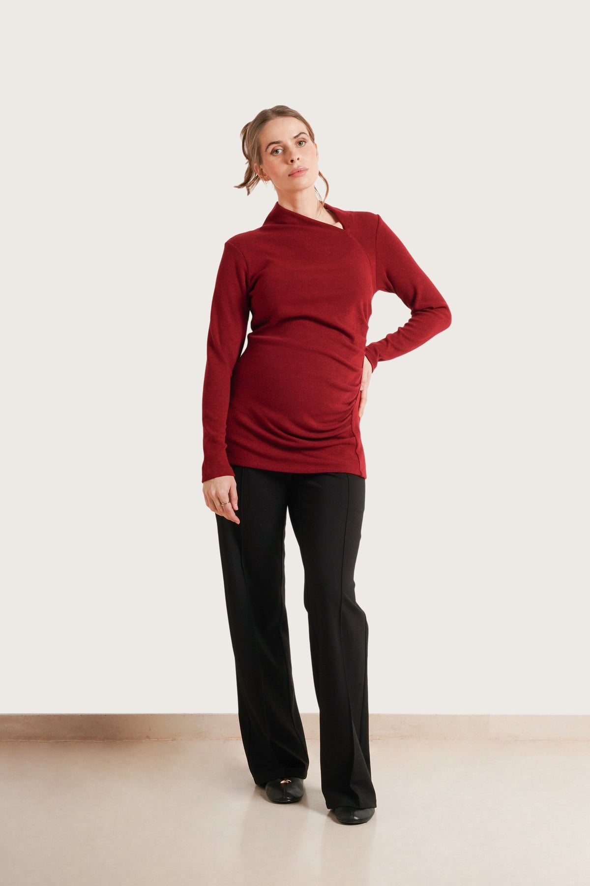 Claire Asymmetric Sweater