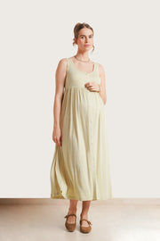 Ribbed Modal Henley Dress