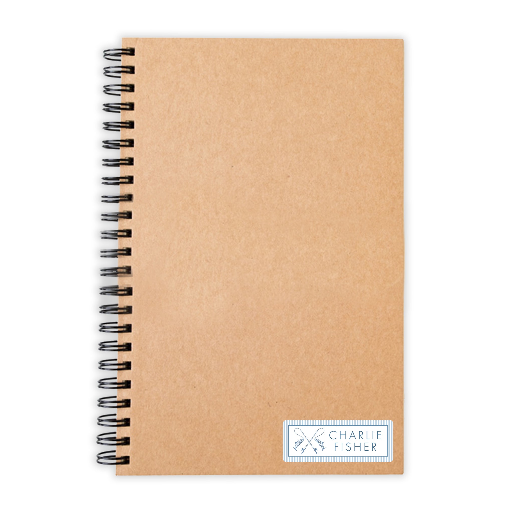 Pinstripe Fish Vinyl School Labels