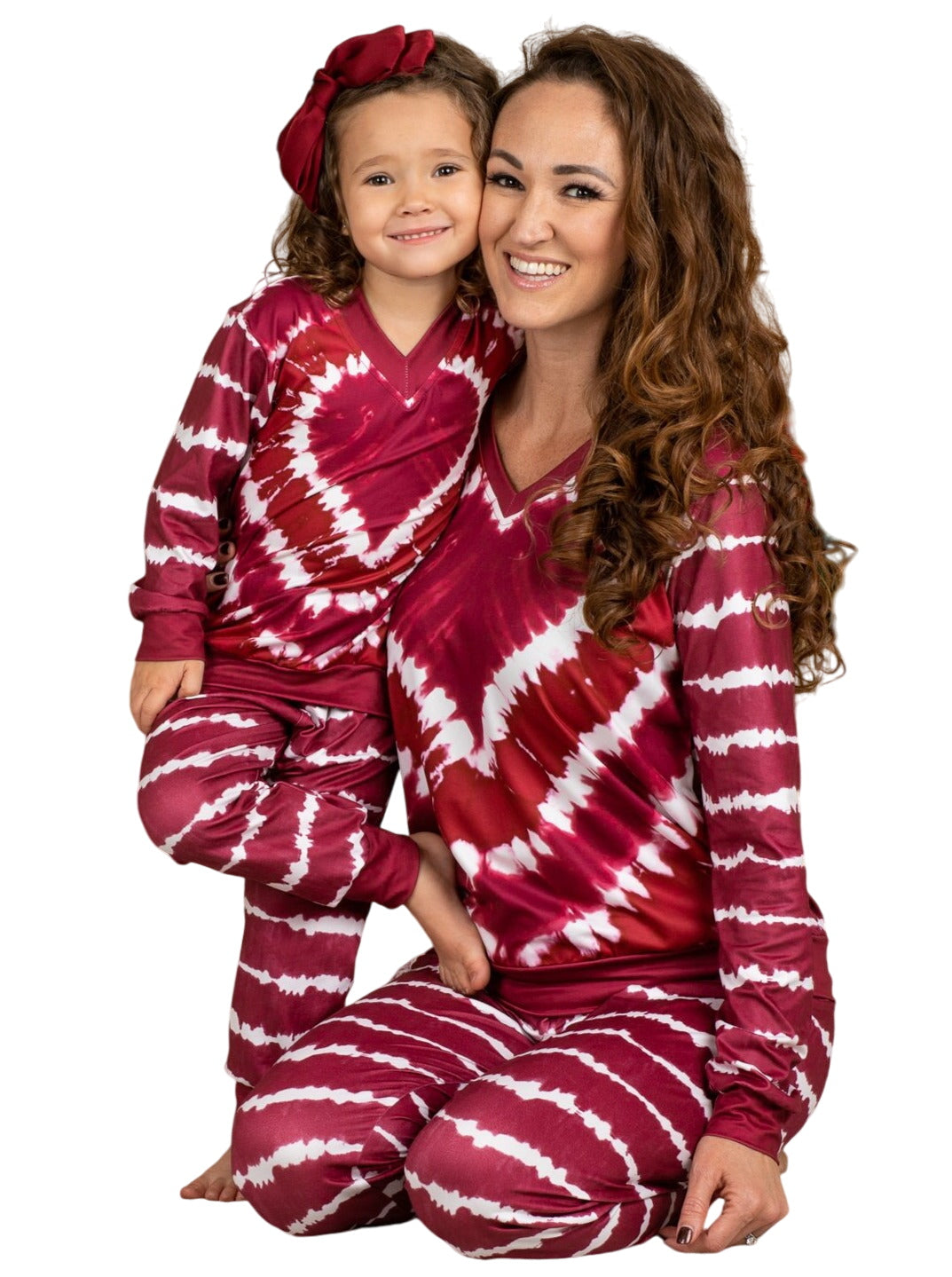 Mommy And Me Tie Dye Love Loungewear Set