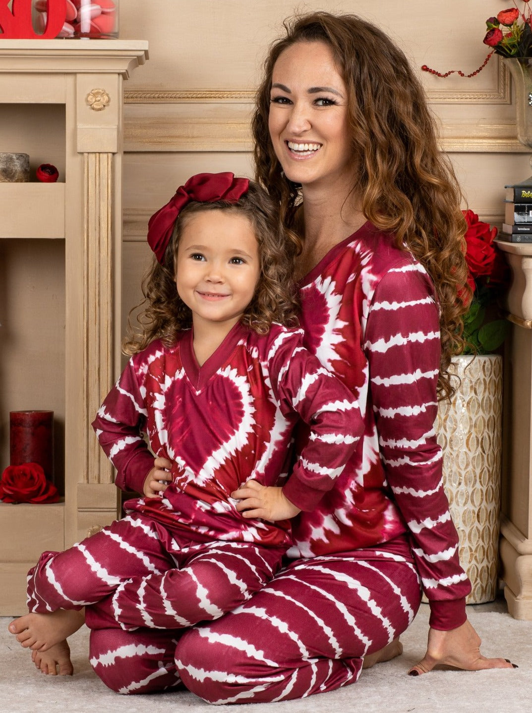 Mommy And Me Tie Dye Love Loungewear Set